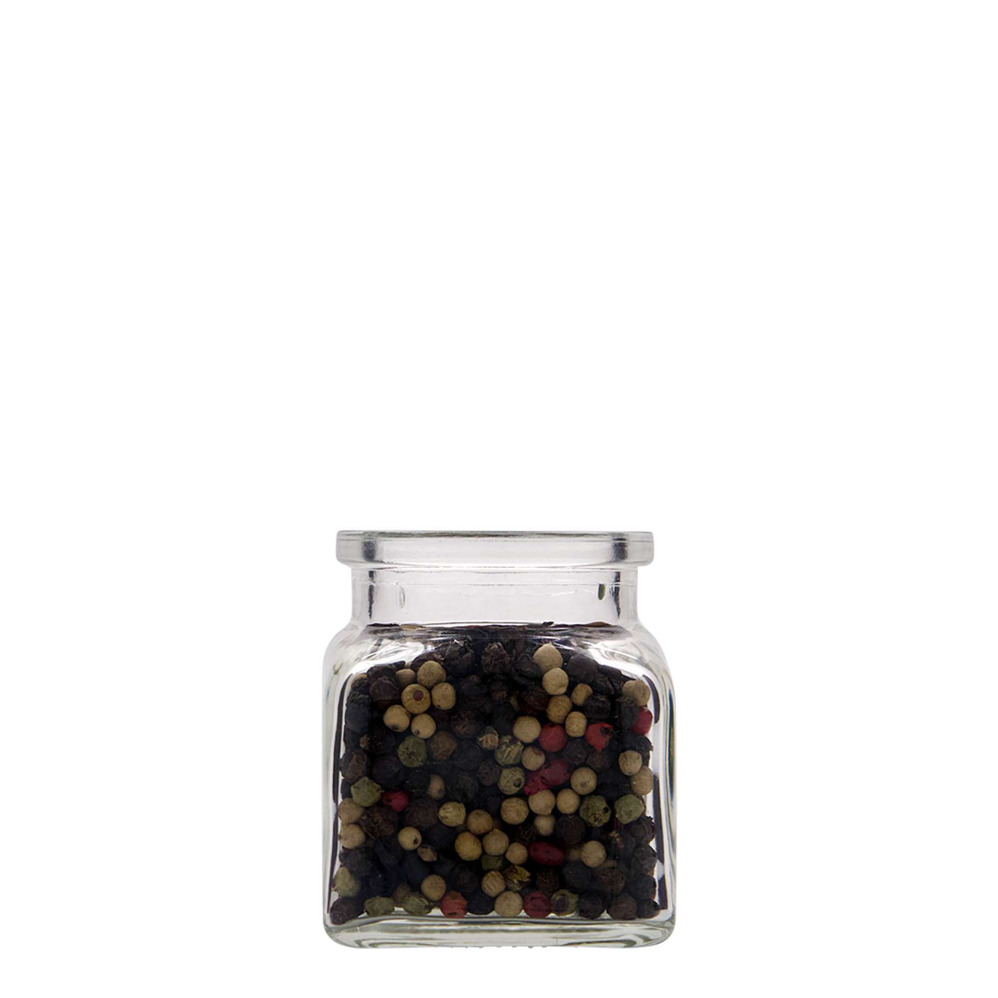 Staklenka sa plutom 120 ml, kvadratna, otvor: Pluto