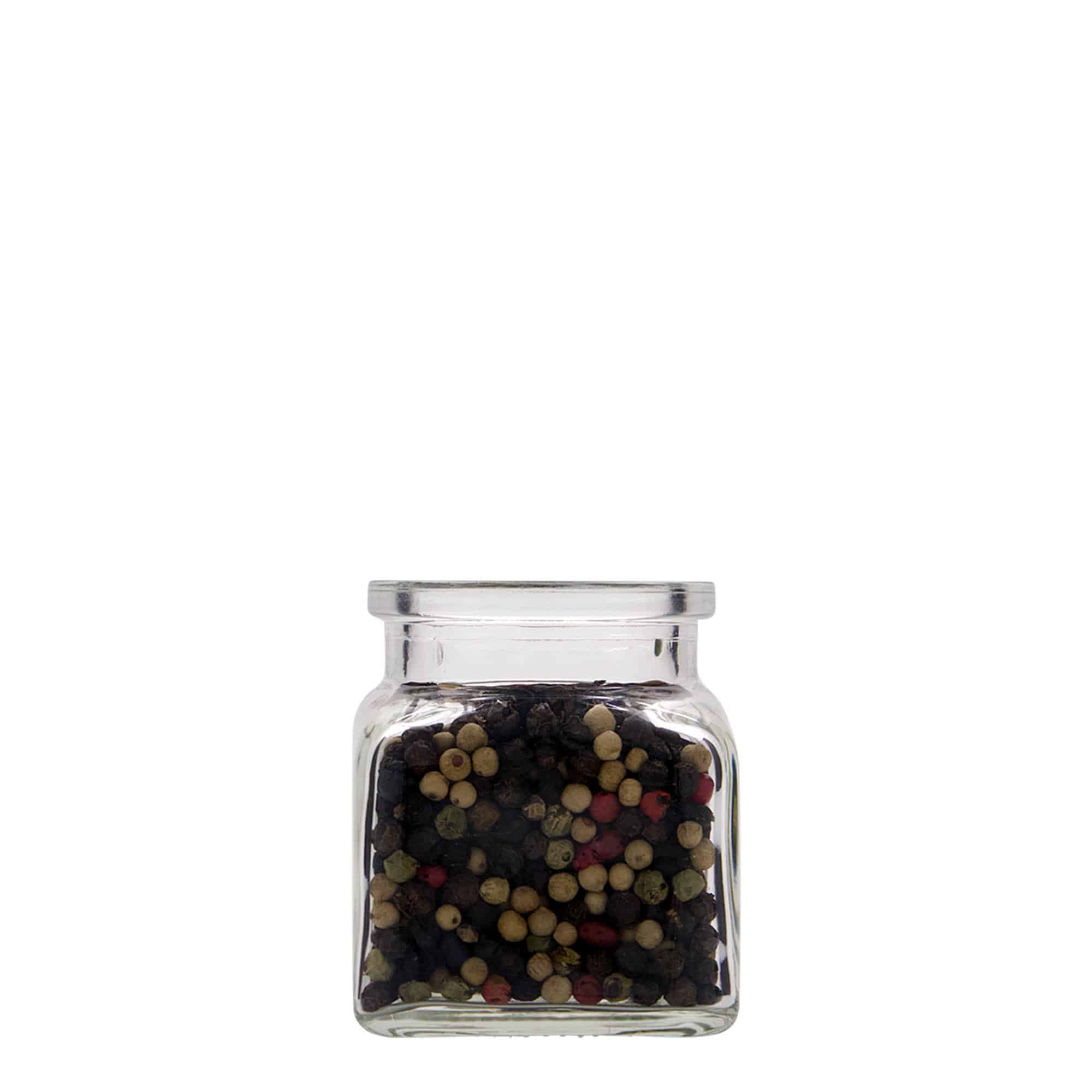 Staklenka sa plutom 120 ml, kvadratna, otvor: Pluto