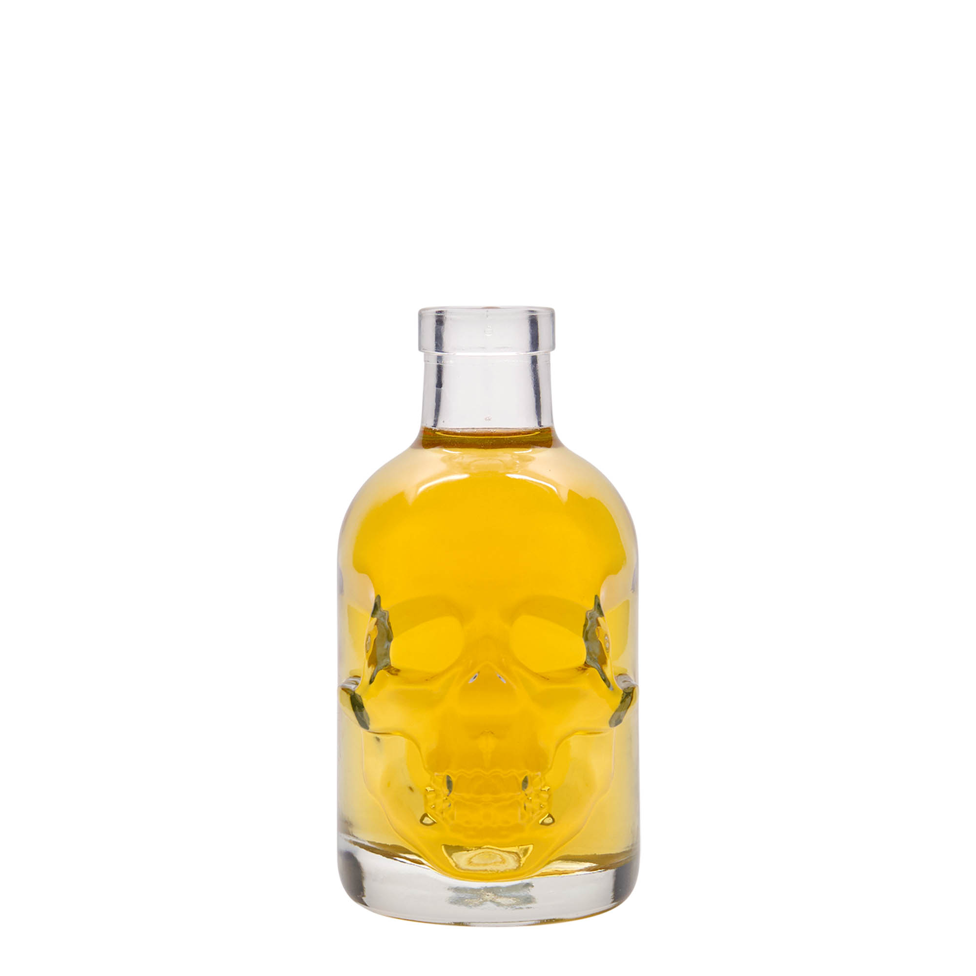 200 ml staklena boca 'Lubanja', otvor: čep