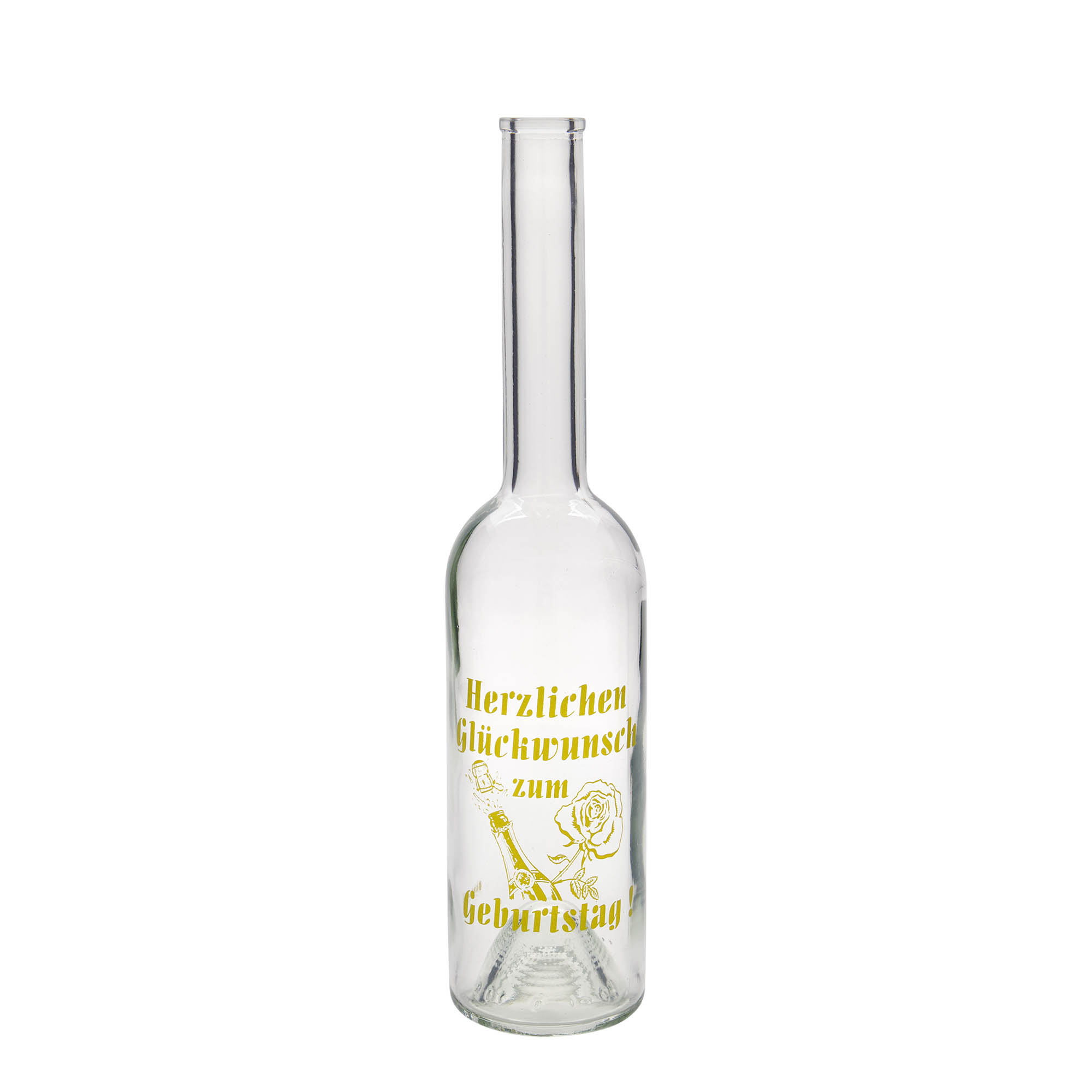 500 ml staklena boca 'Opera', motiv: boca za rođendan, grlo: čep 500 ml staklena boca 'Opera', motiv: boca za rođendan, grlo: čep