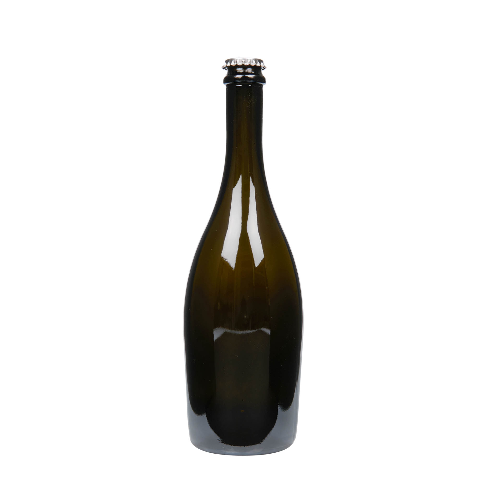 750 ml boca šampanjca 'Carmen', staklo, antikno zeleno, otvor: krunski čep 750 ml boca šampanjca 'Carmen', staklo, antikno zeleno, otvor: krunski čep