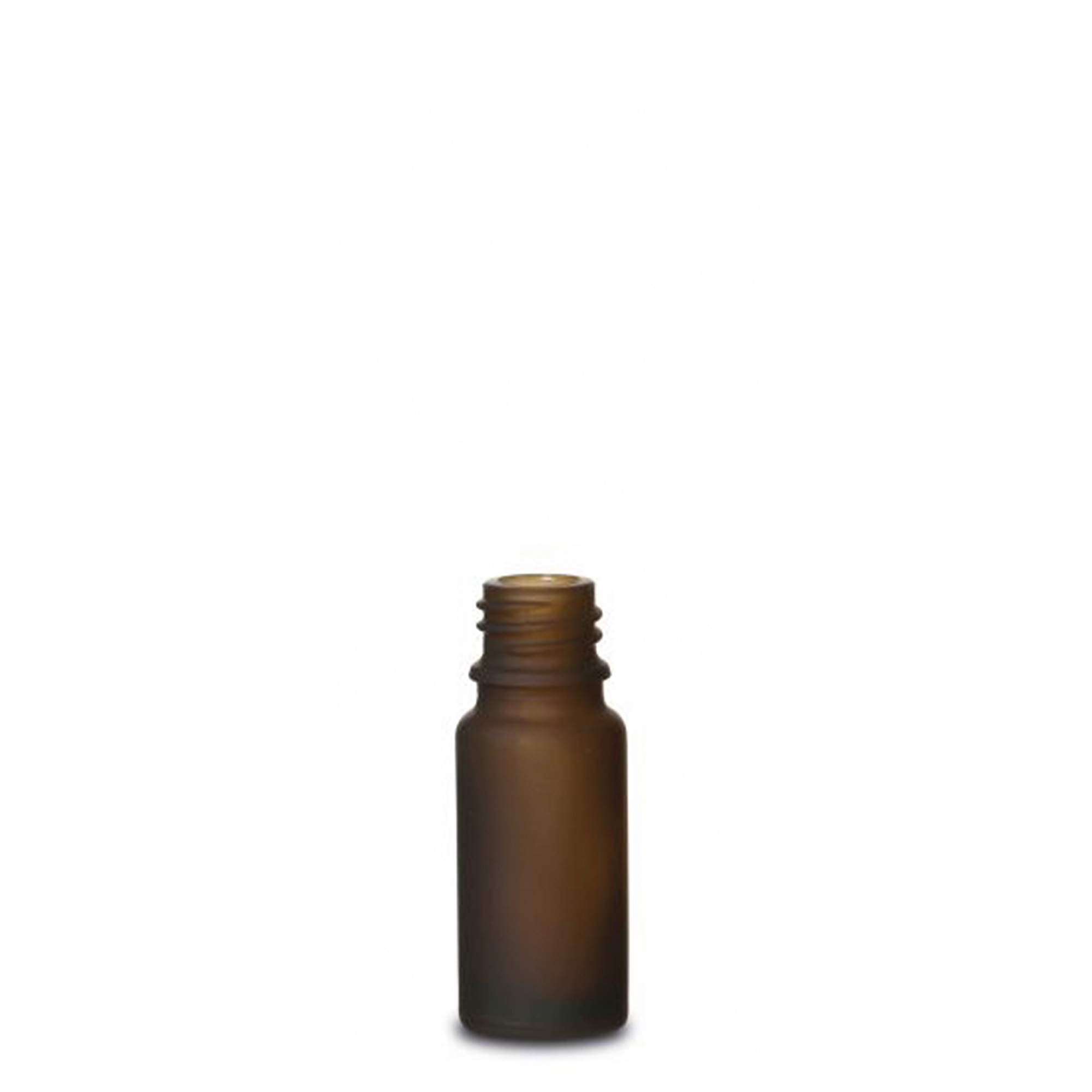 10 ml medicinska bočica, staklena, smeđa matirana, grlo: DIN 18 10 ml medicinska bočica, staklena, smeđa matirana, grlo: DIN 18
