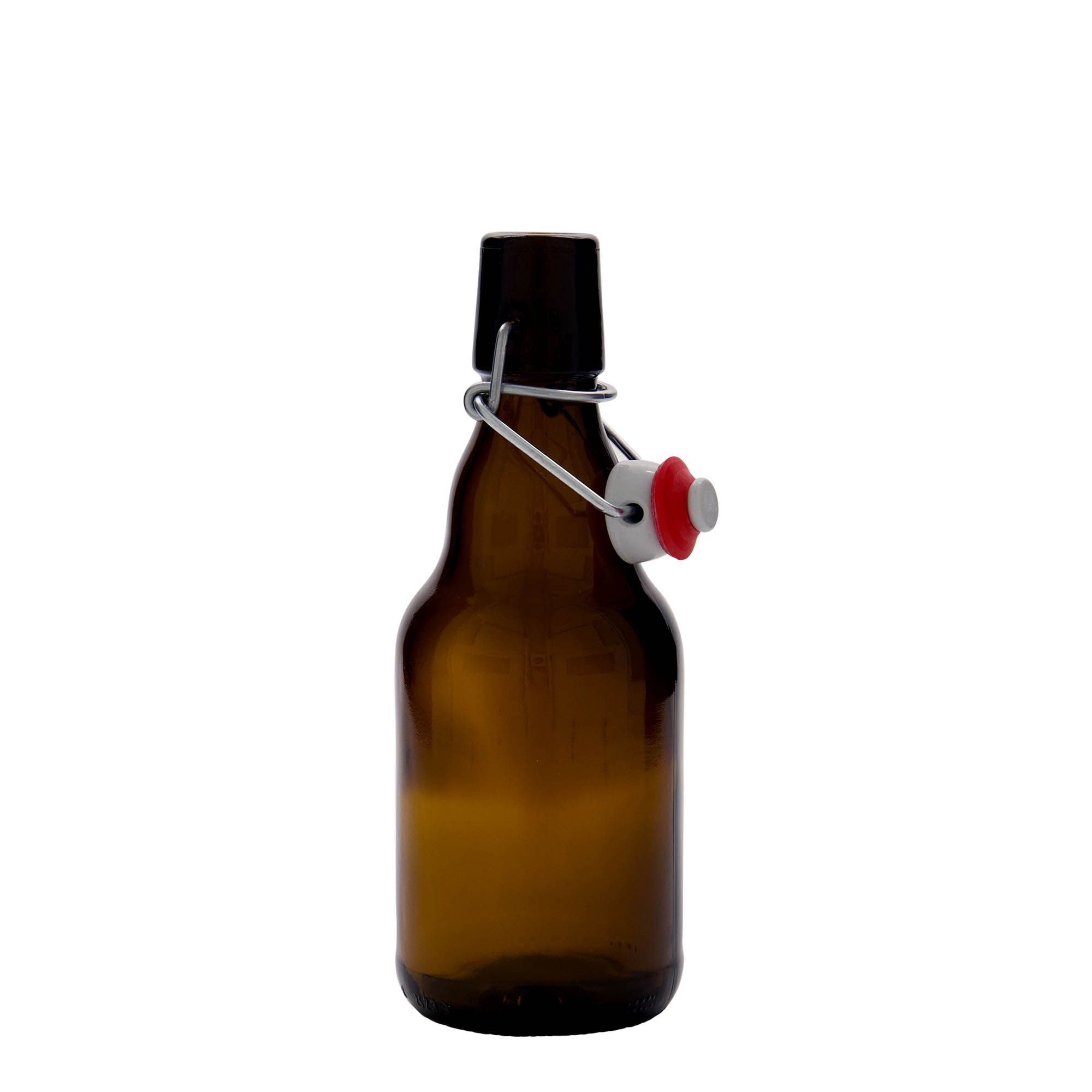 Flaša za pivo 330 ml 'Steinie', staklo, smeđa, otvor: Zatvarač sa žicom