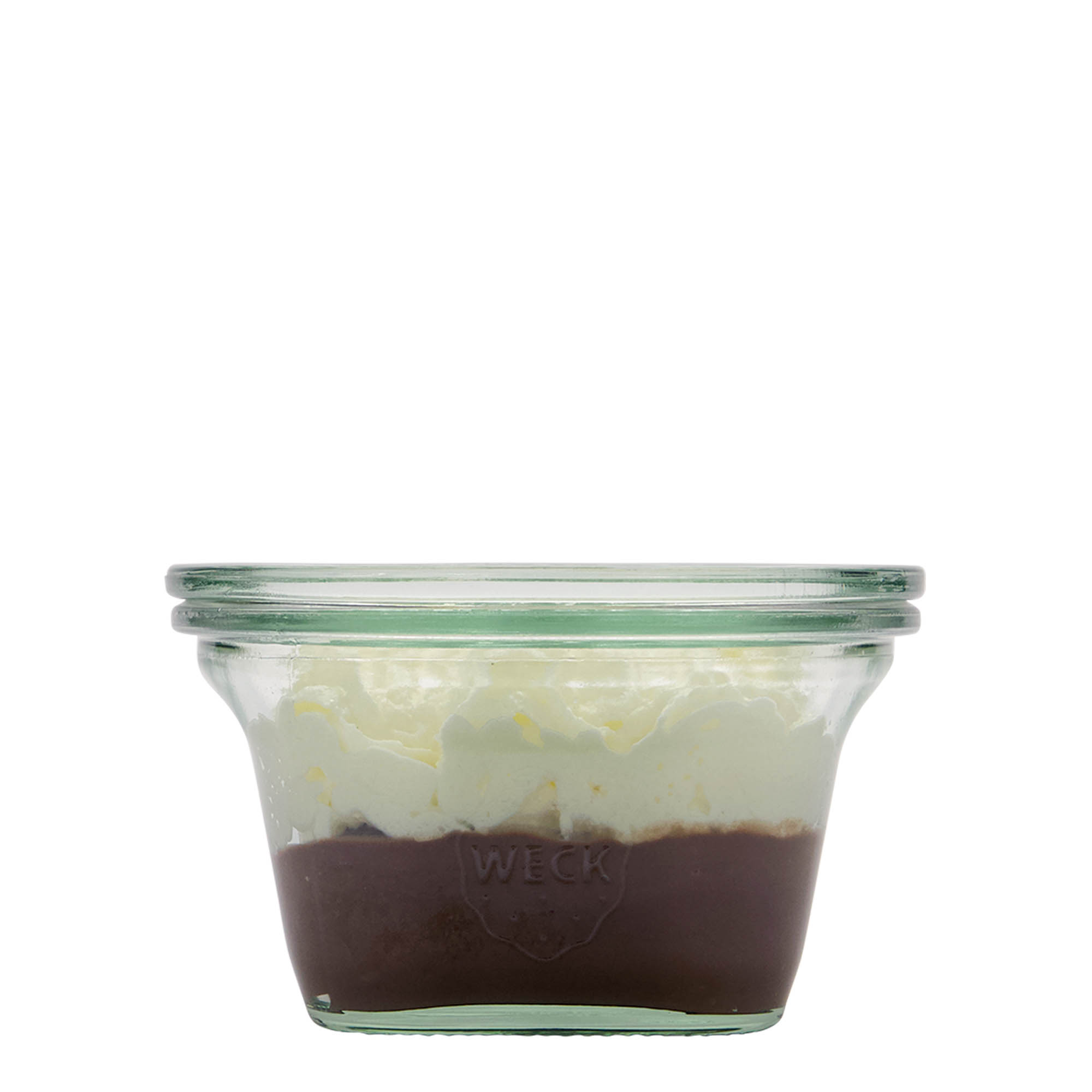 290 ml WECK Quadro staklena tegla, kvadratna, otvor: okrugli rub 290 ml WECK Quadro staklena tegla, kvadratna, otvor: okrugli rub