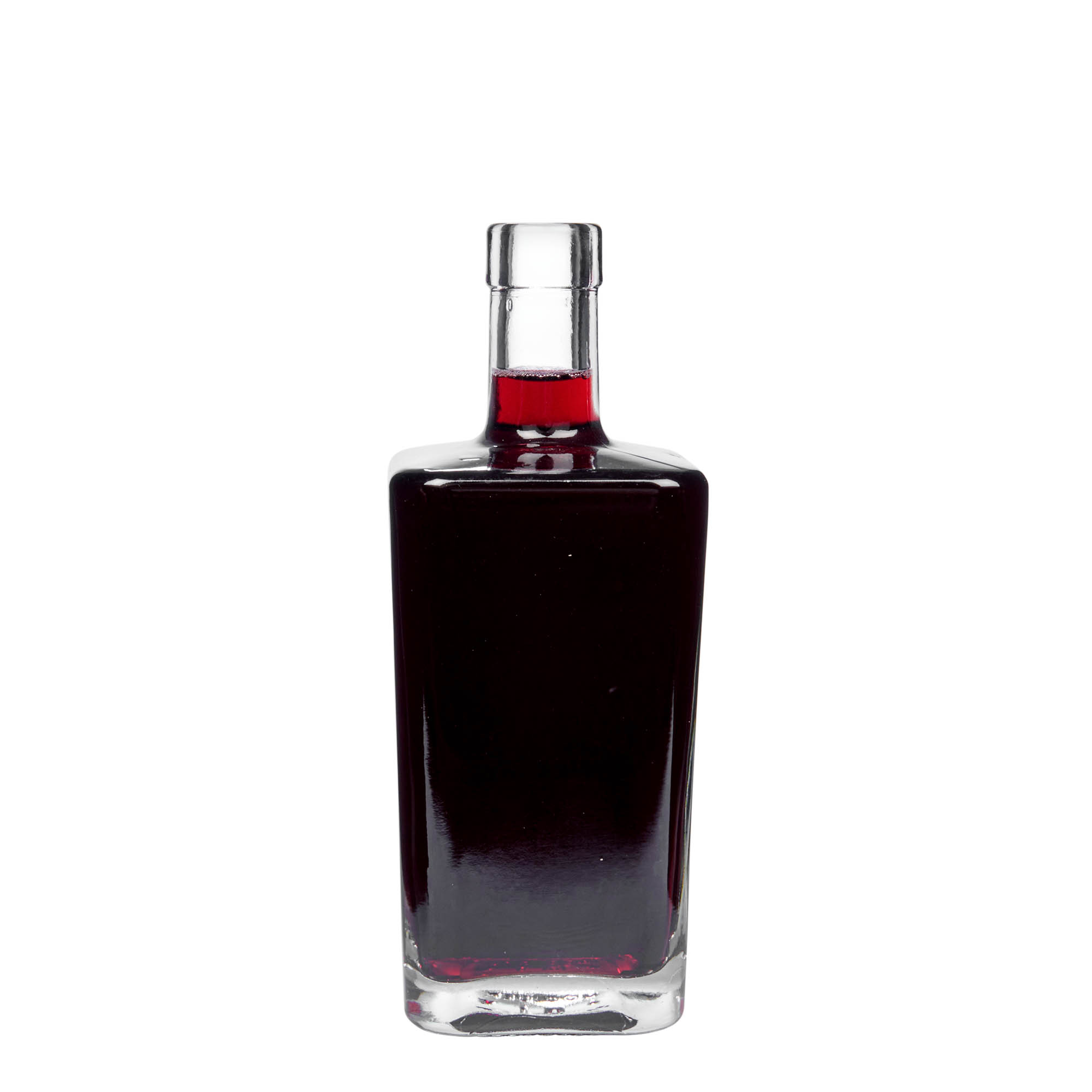 500 ml staklena boca 'Noel', kvadratna, grlo: čep