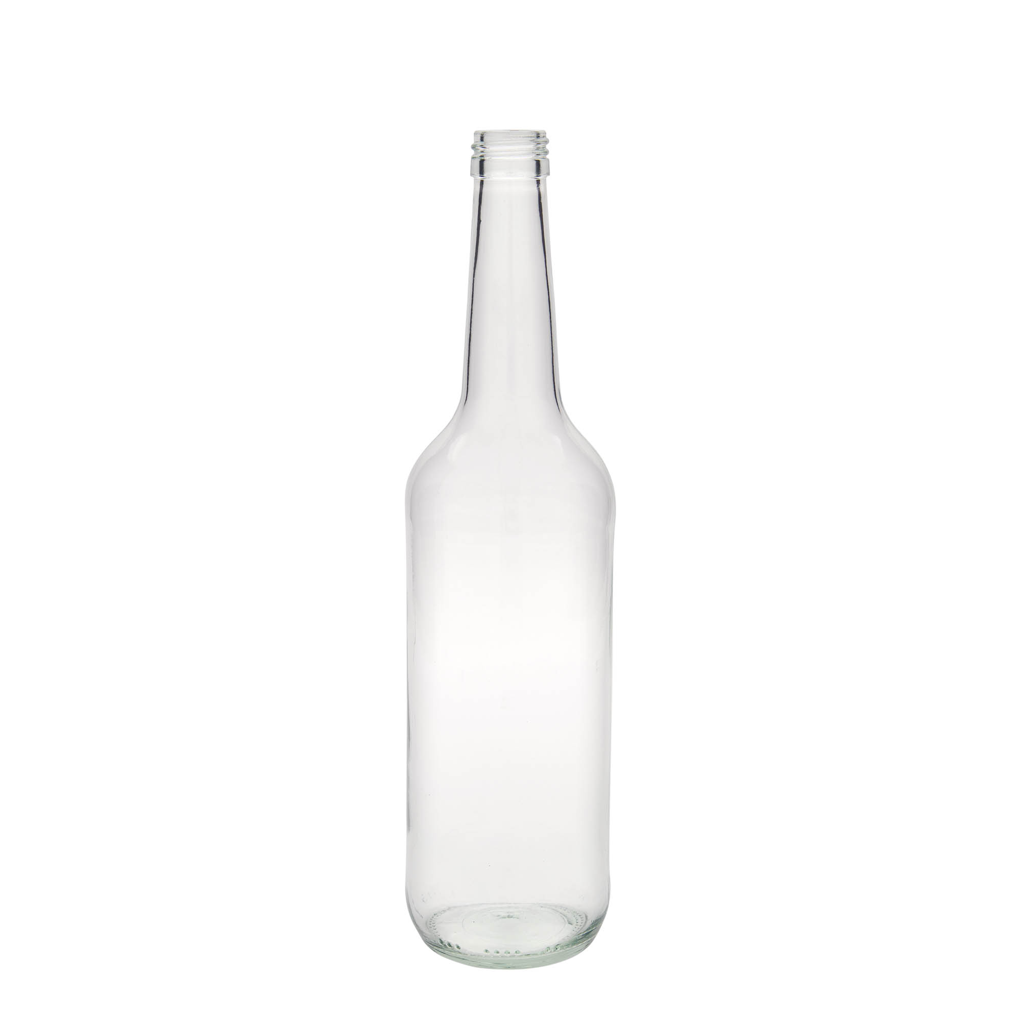 700 ml staklena boca sa ravnim grlom, grlo: PP 28