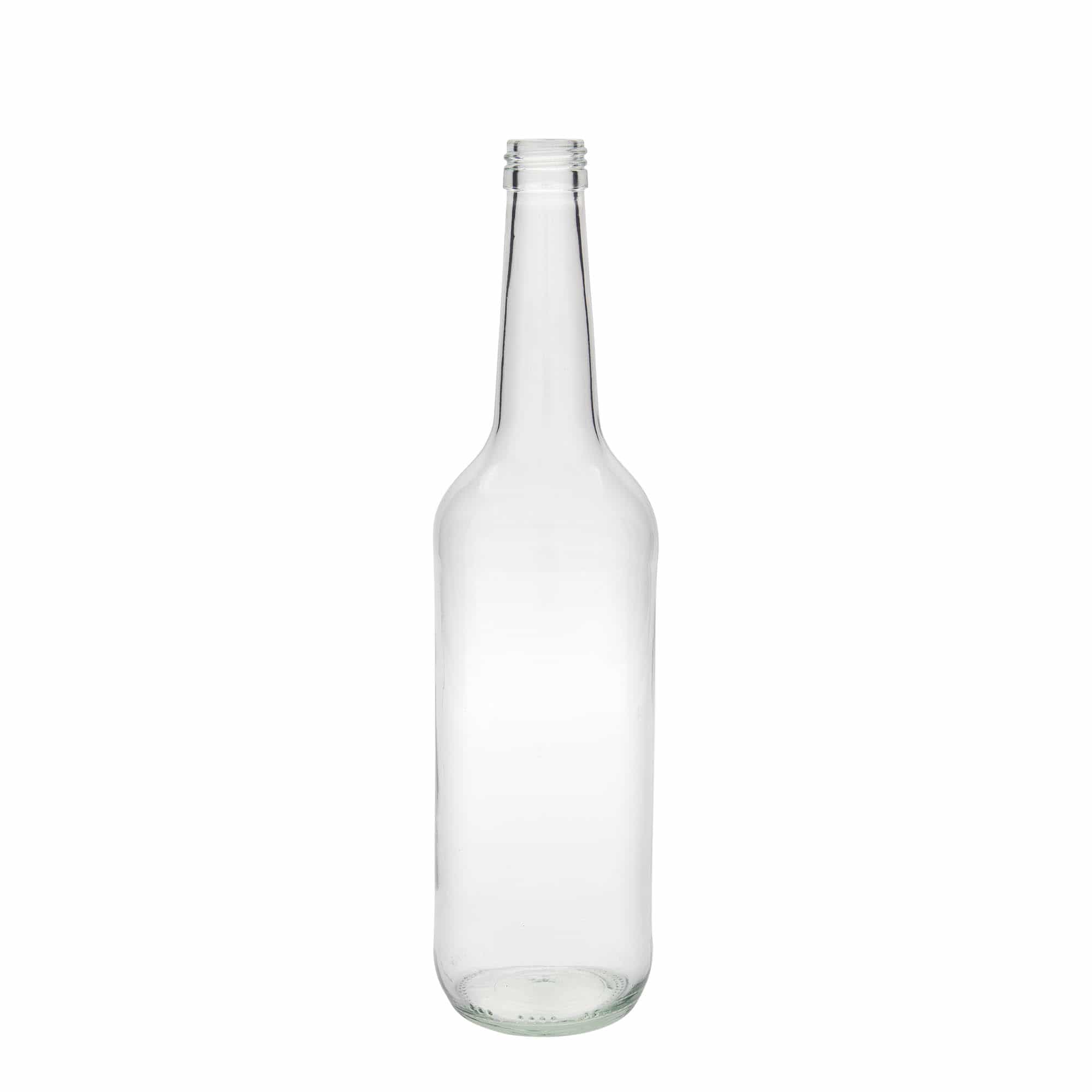 700 ml staklena boca sa ravnim grlom, grlo: PP 28