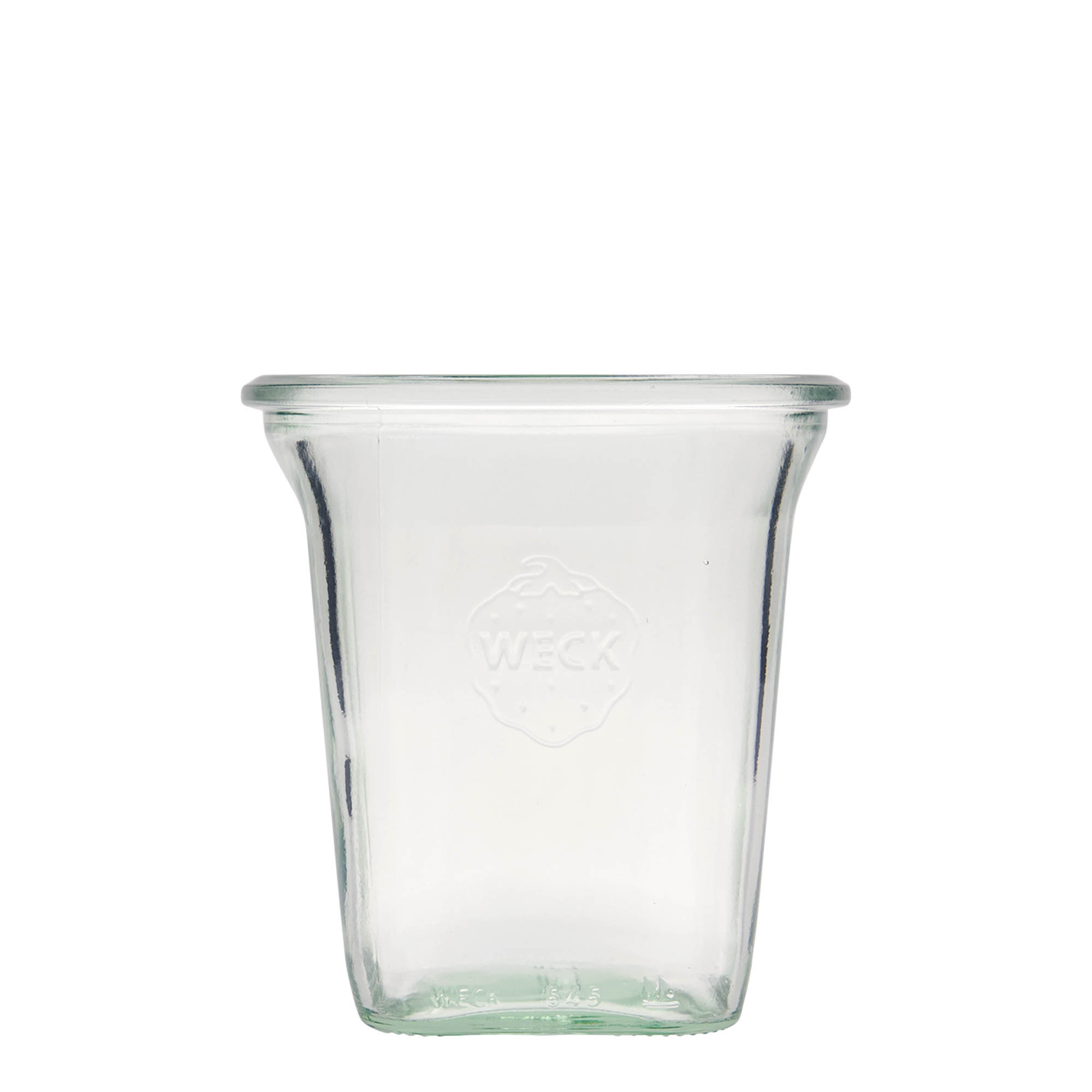 545 ml WECK-Quadro staklenka, kvadratna, otvor: okrugli rub