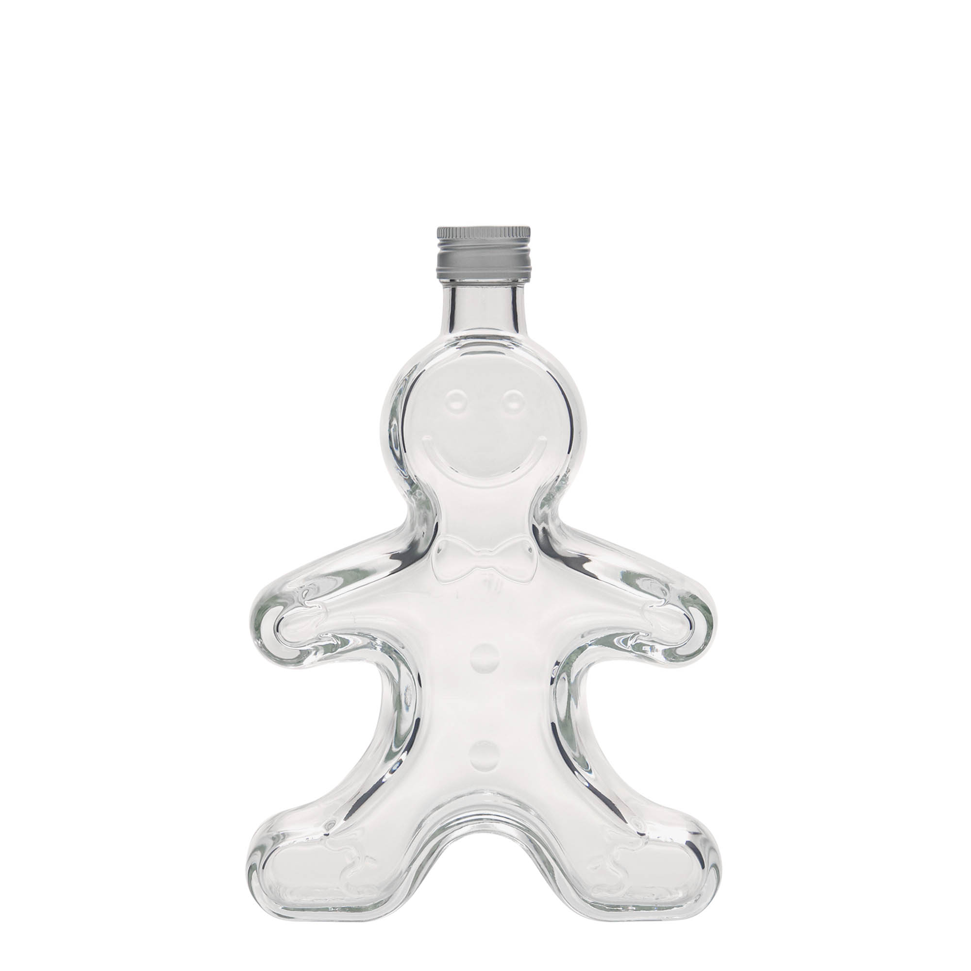 250 ml staklena boca 'Lebkuchenmann', grlo: PP 24