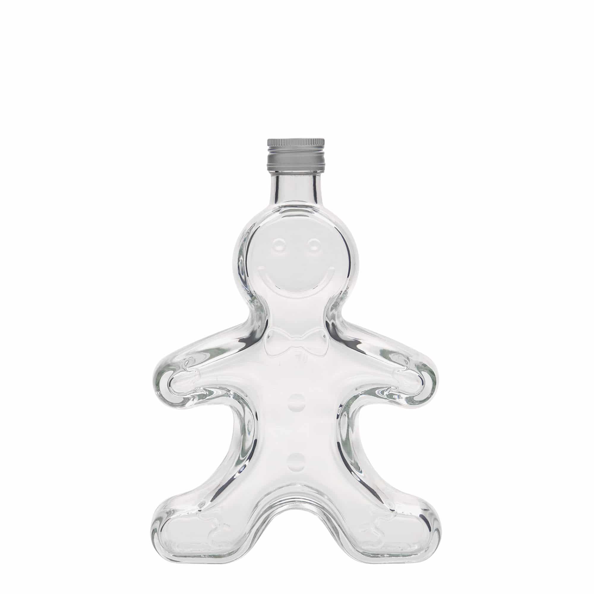 250 ml staklena boca 'Lebkuchenmann', grlo: PP 24