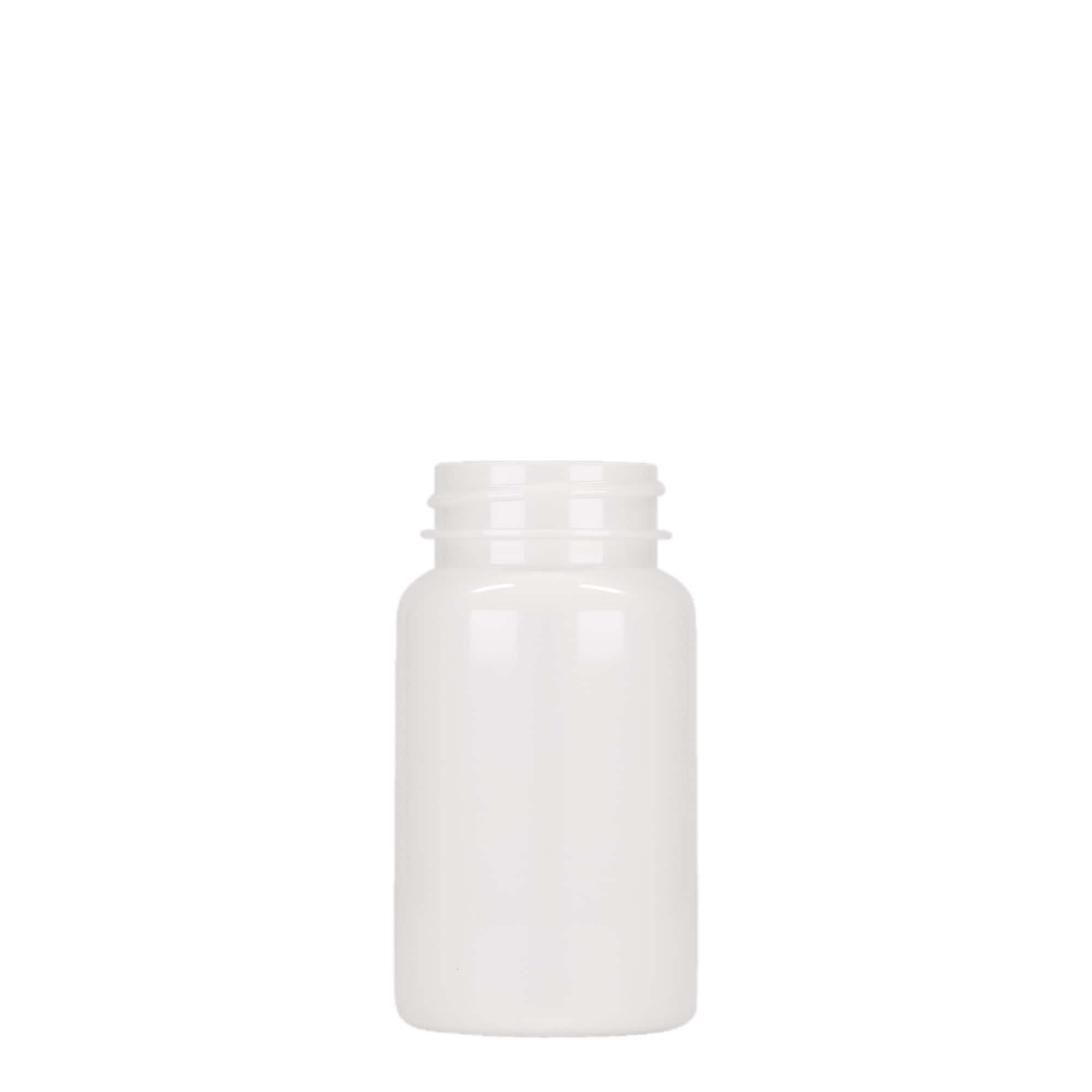 100 ml PET ambalaža, plastika, bijela, grlo: 38/400