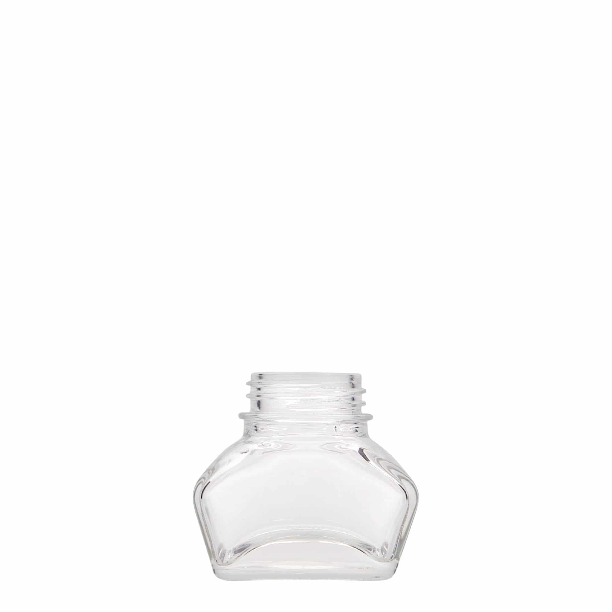 30 ml bočica za tintu, pravougaona, otvor: navojni zatvarač