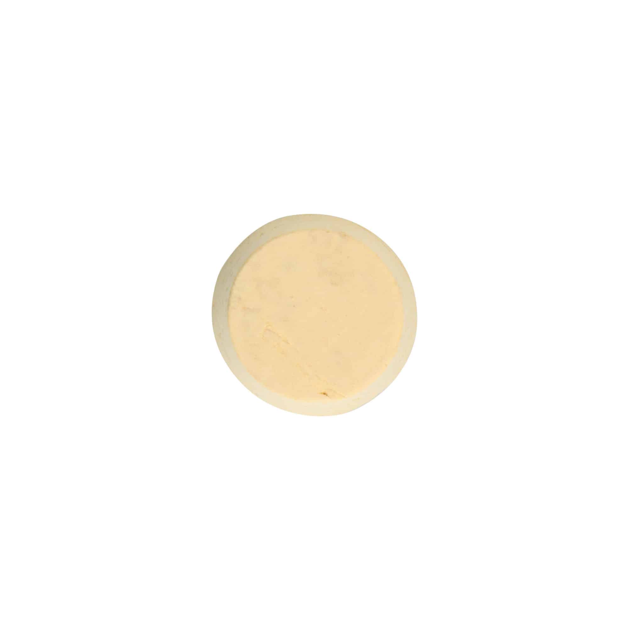 Špicasto pluto 24-28 x 27, prešano pluto, bež, za otvor: Pluto