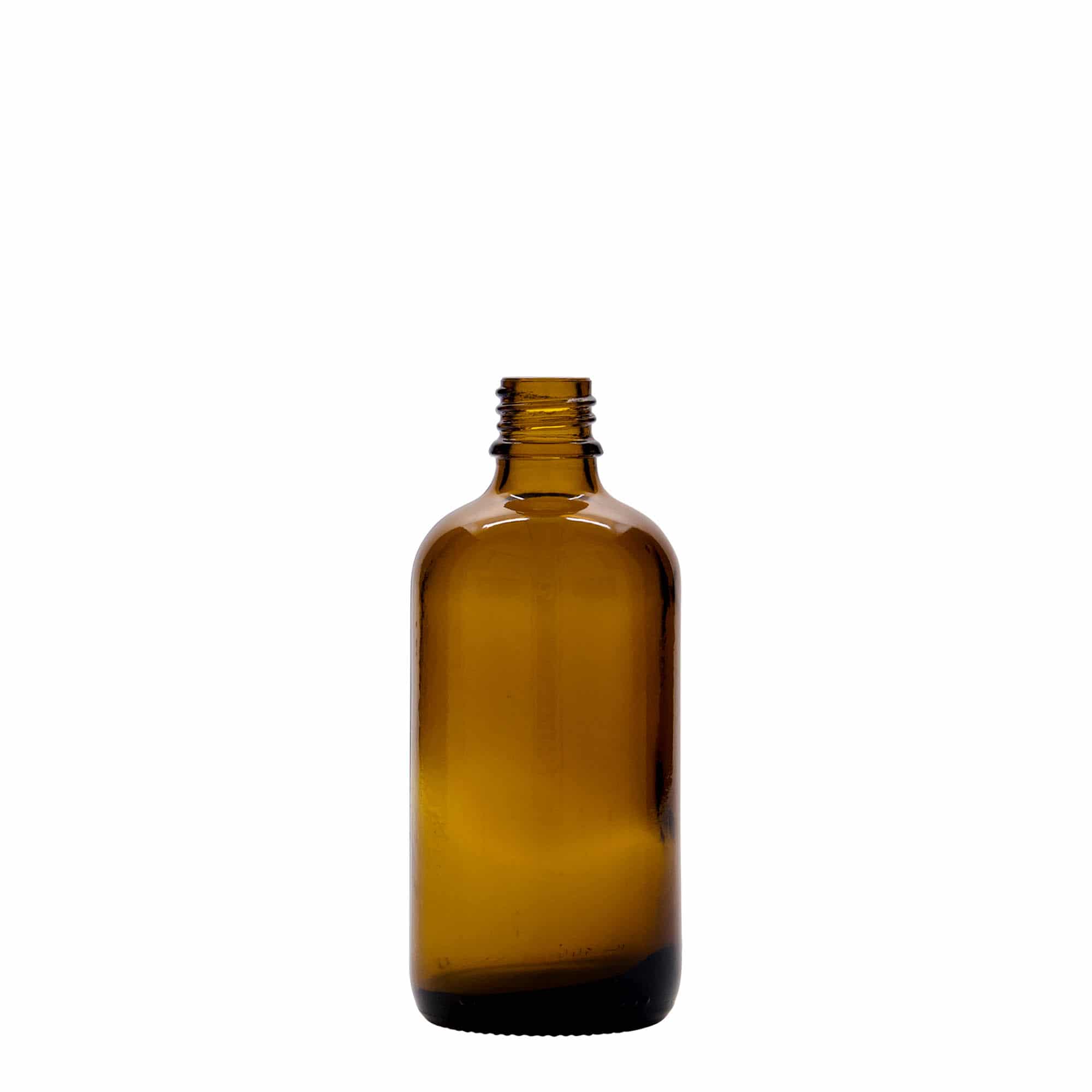 Medicinska flaša sa raspršivačem 100 ml, staklo, smeđa, otvor: DIN 18