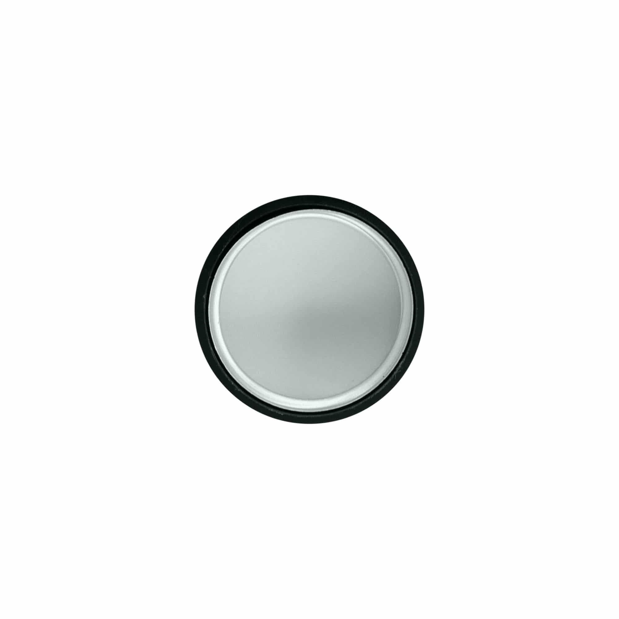 Zakrivak sa navojem, ABS plastika, srebrni, za grlo: GPI 28/400