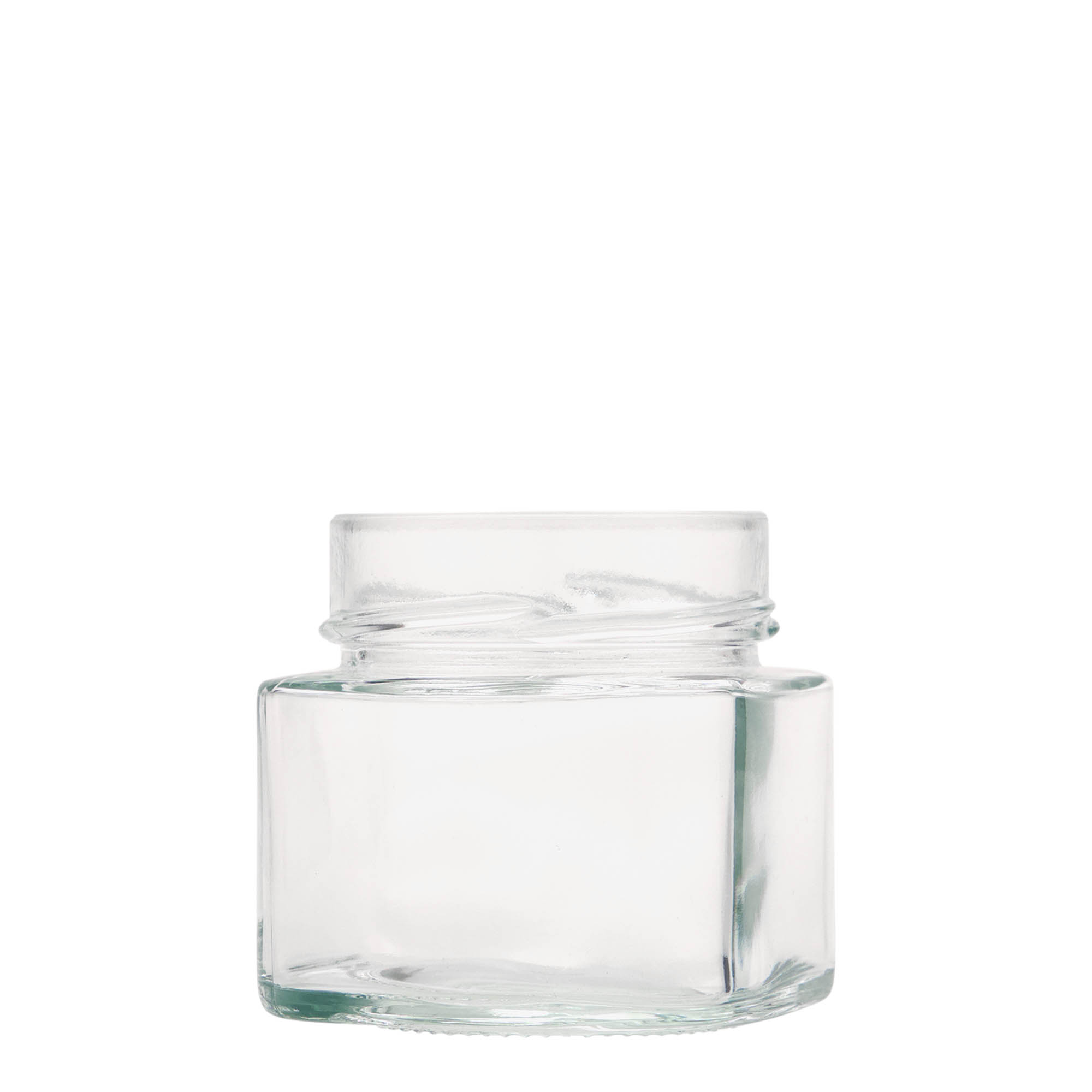 Četverougla staklenka 212 ml 'Kimba', otvor: Extra-Deep-Twist-Off (EDTO 70)