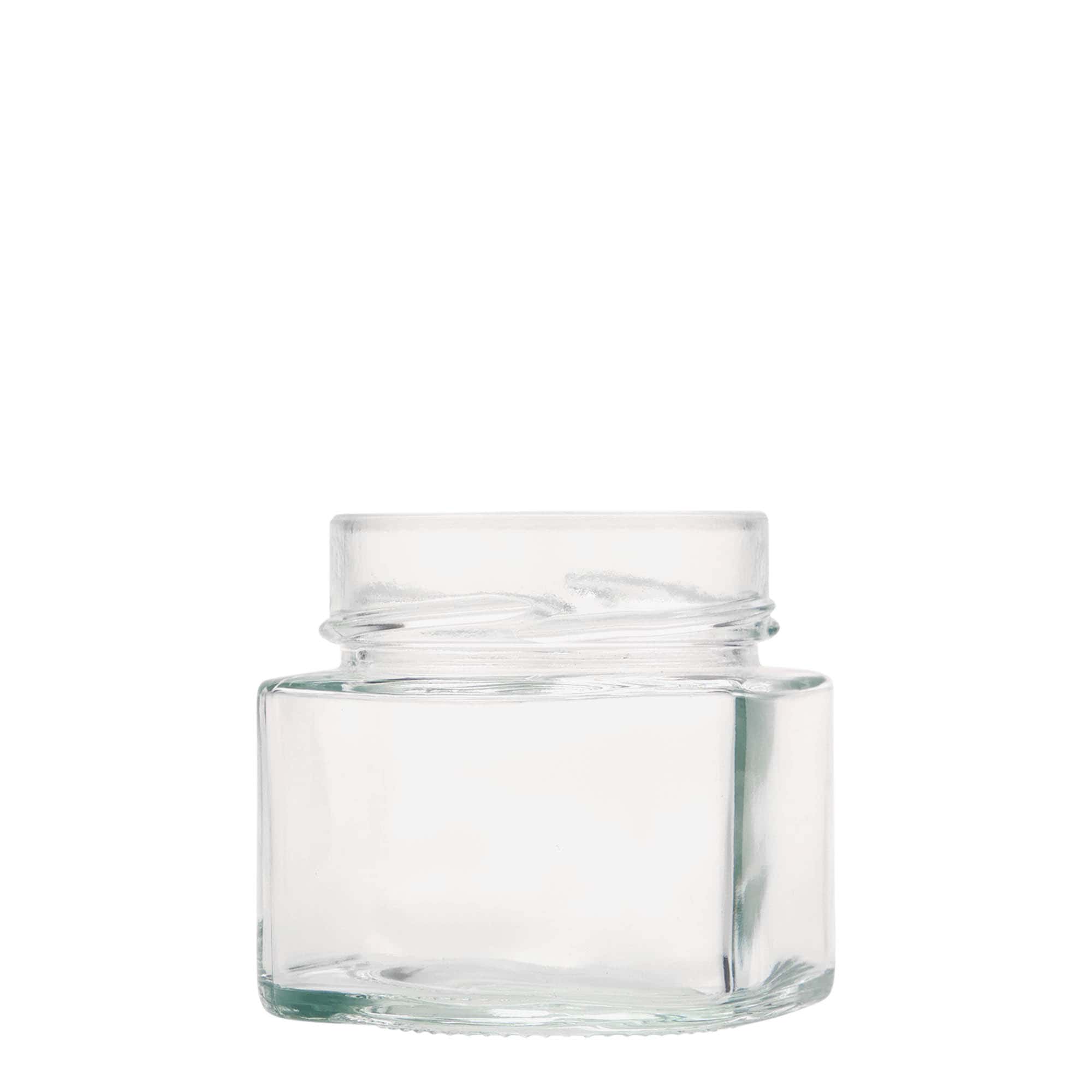 Četverougla staklenka 212 ml 'Kimba', otvor: Extra-Deep-Twist-Off (EDTO 70)