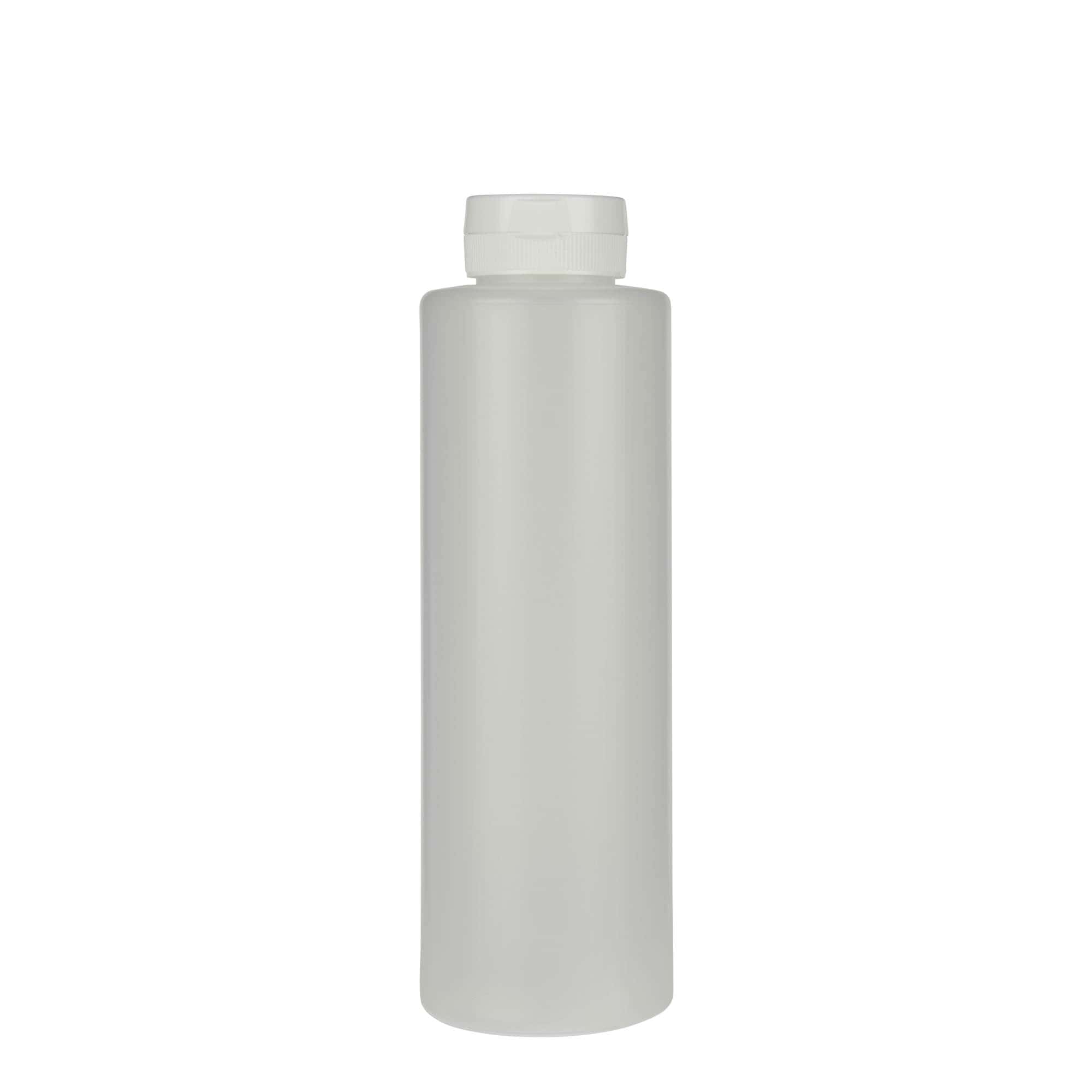 Flaša za umake 500 ml, LDPE plastika, prirodna, otvor: GPI 38/400