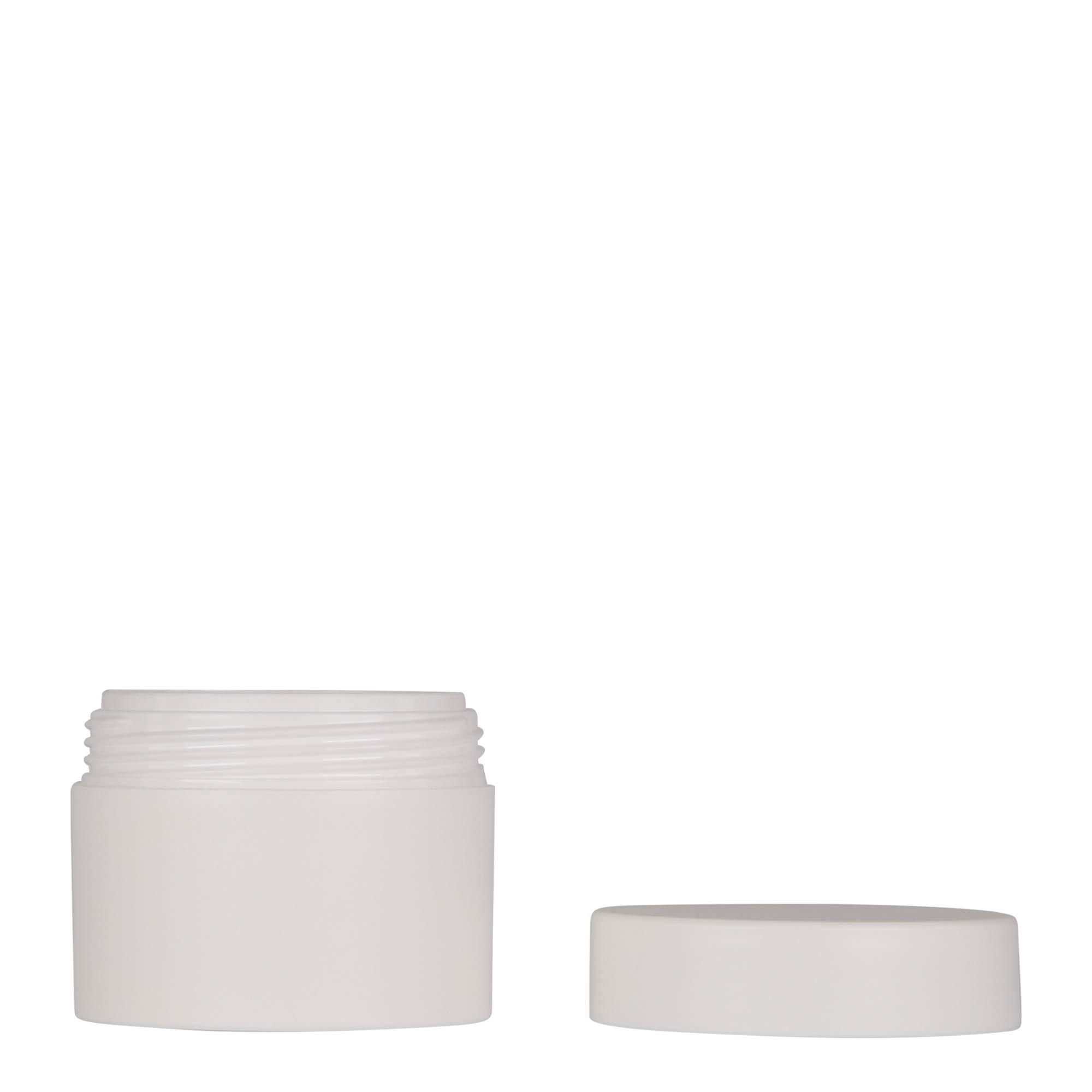 50 ml plastična posuda 'Antonella', PP, bijela, otvor: navojni zatvarač 50 ml plastična posuda 'Antonella', PP, bijela, otvor: navojni zatvarač