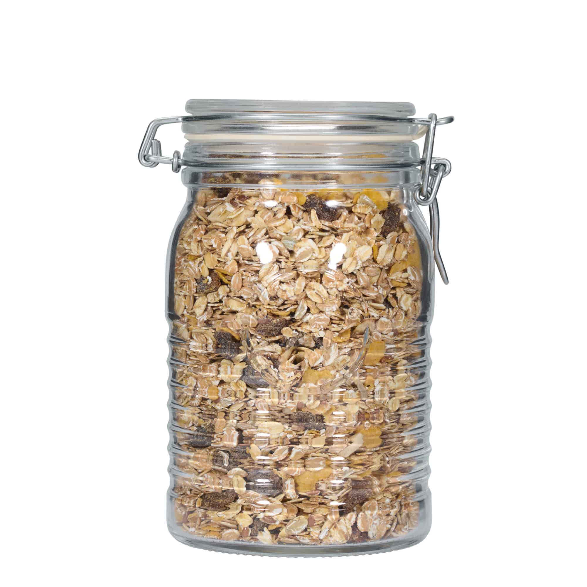 1.000 ml staklena tegla sa žičanim zatvaračem 'Officina 1825', otvor: žičani zatvarač