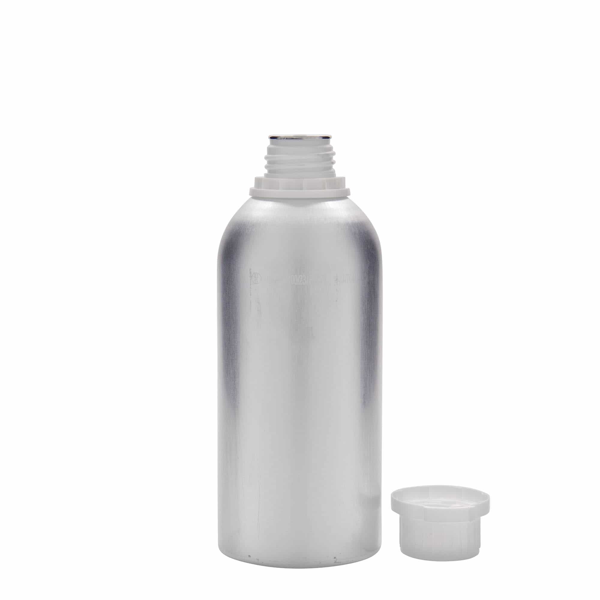 Aluminijumska flaša 625 ml, metal, srebrna, otvor: DIN 32