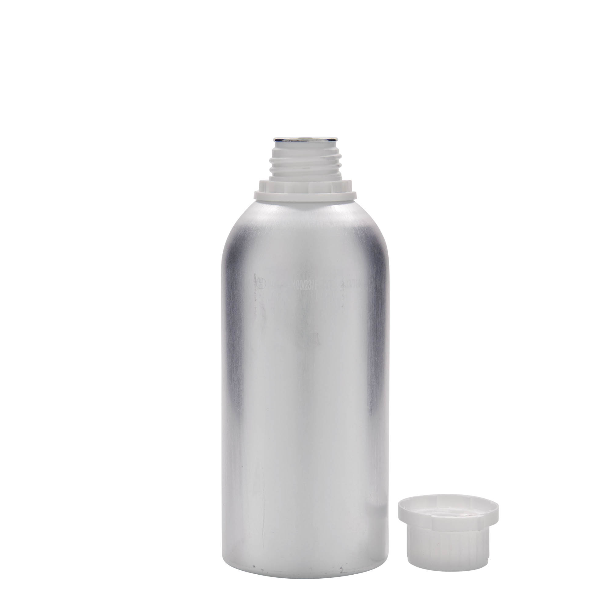 Aluminijumska flaša 625 ml, metal, srebrna, otvor: DIN 32