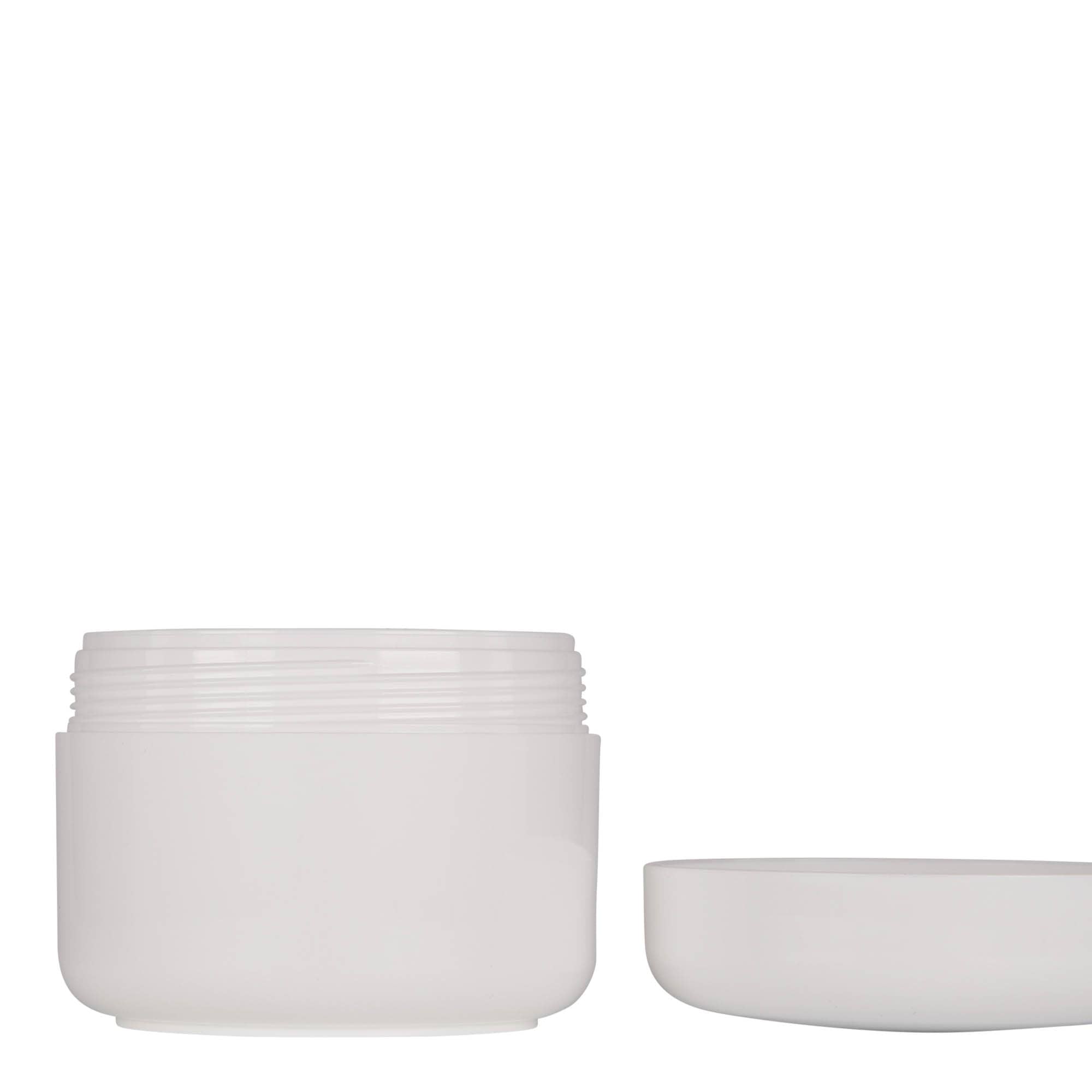 200 ml plastična posuda 'Bianca', PP, bijela, otvor: navojni zatvarač