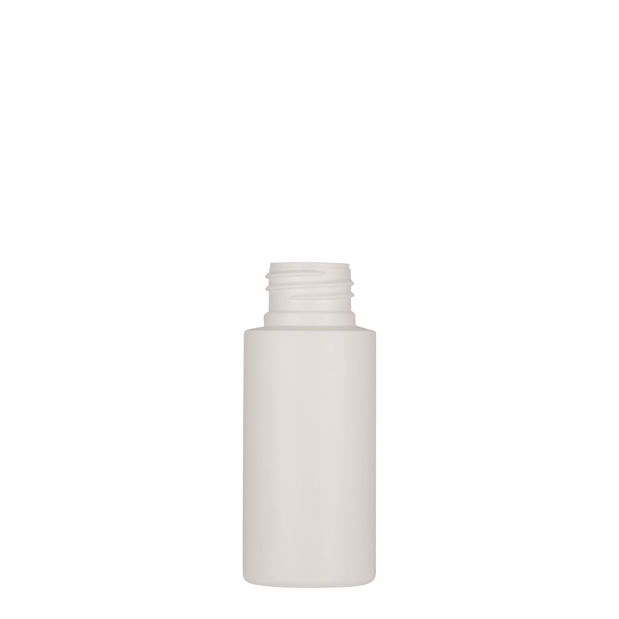 50 ml plastična bočica „Pipe“, HDPE, bijela, grlo: 24/410