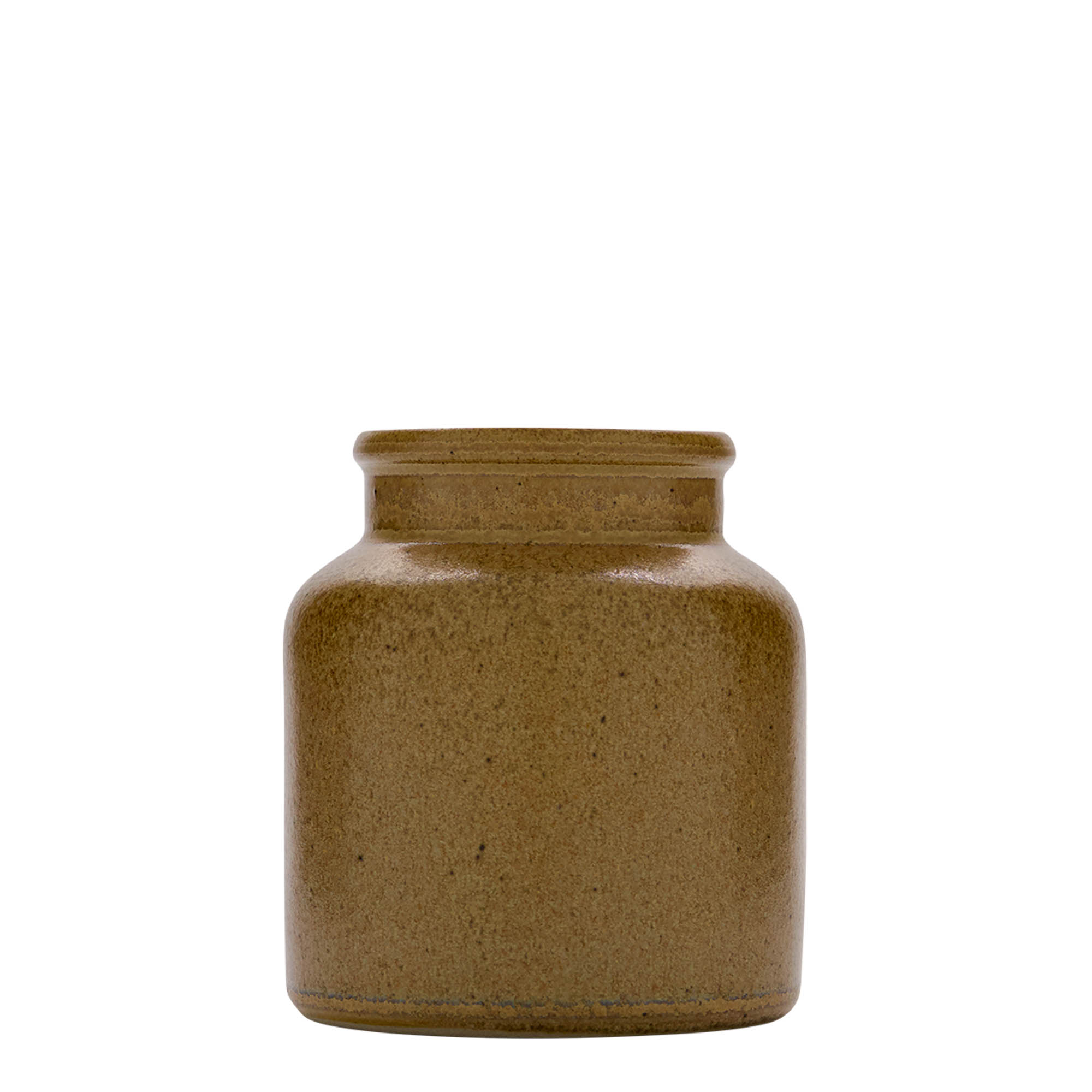 270 ml lonac od kamene keramike, keramika, smeđe-kristalni, otvor: poklopac na navoj