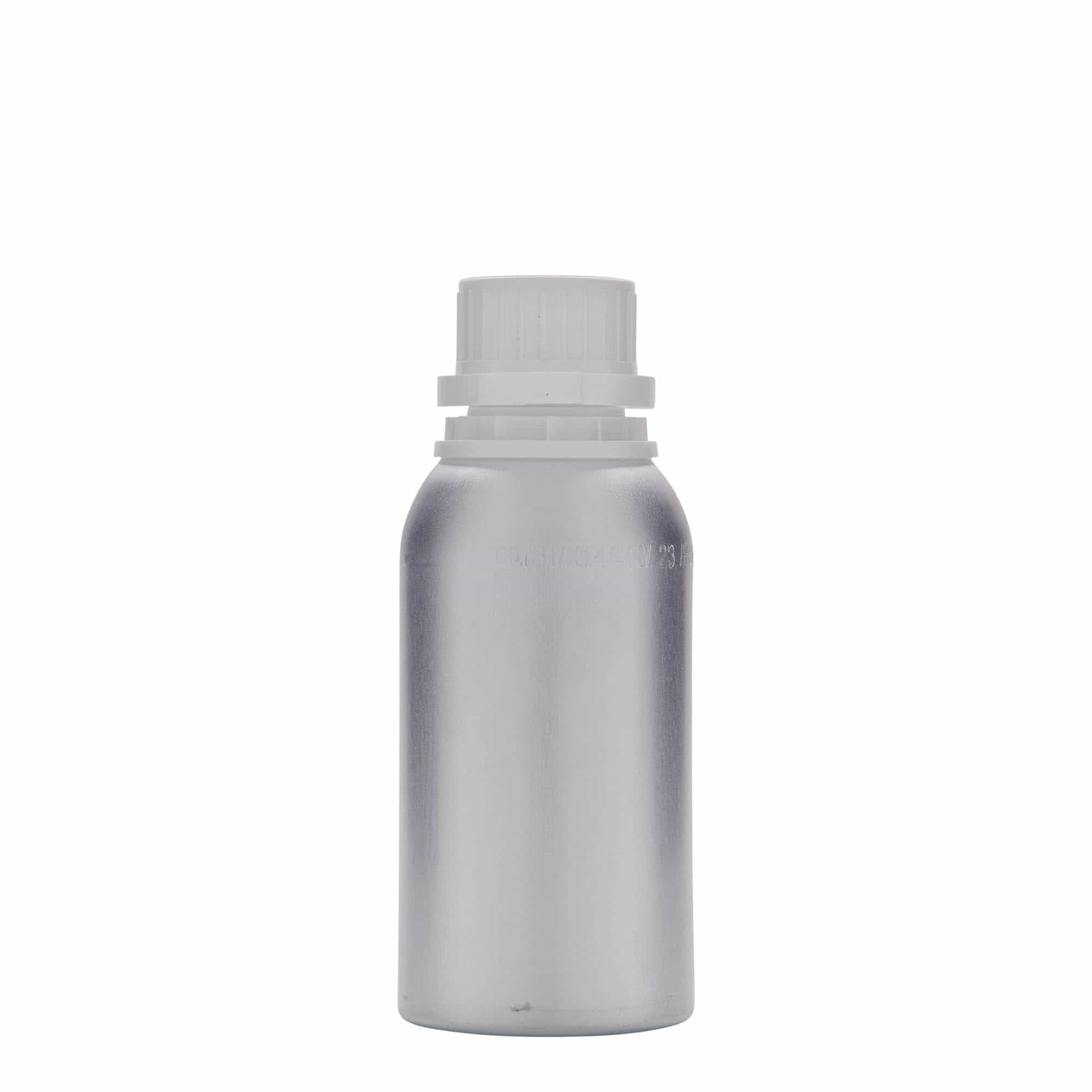 Aluminijumska flaša 275 ml, metal, srebrna, otvor: DIN 32