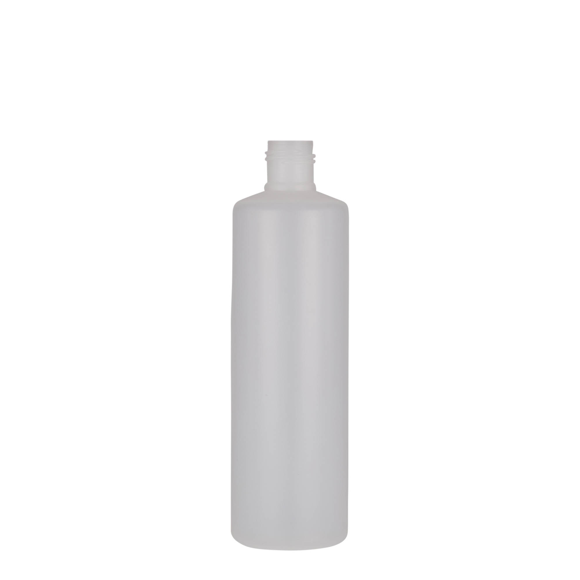 250 ml okrugla boca, PE-plastika, prirodna, otvor: navojni zatvarač