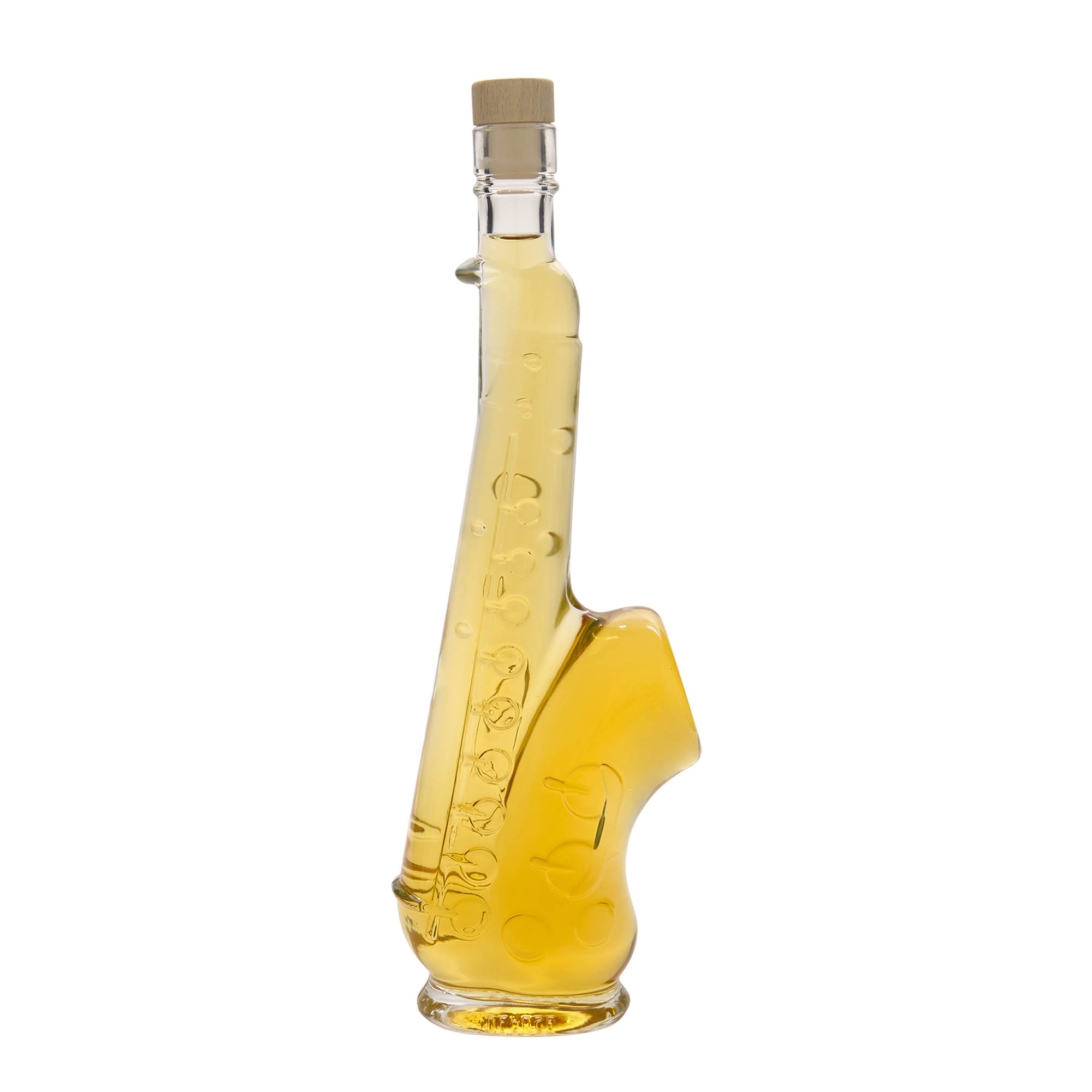 500 ml staklena boca 'Saksofon', grlo: pluta