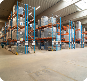 Ransbach logistički centar Skladište sa složenim paletama