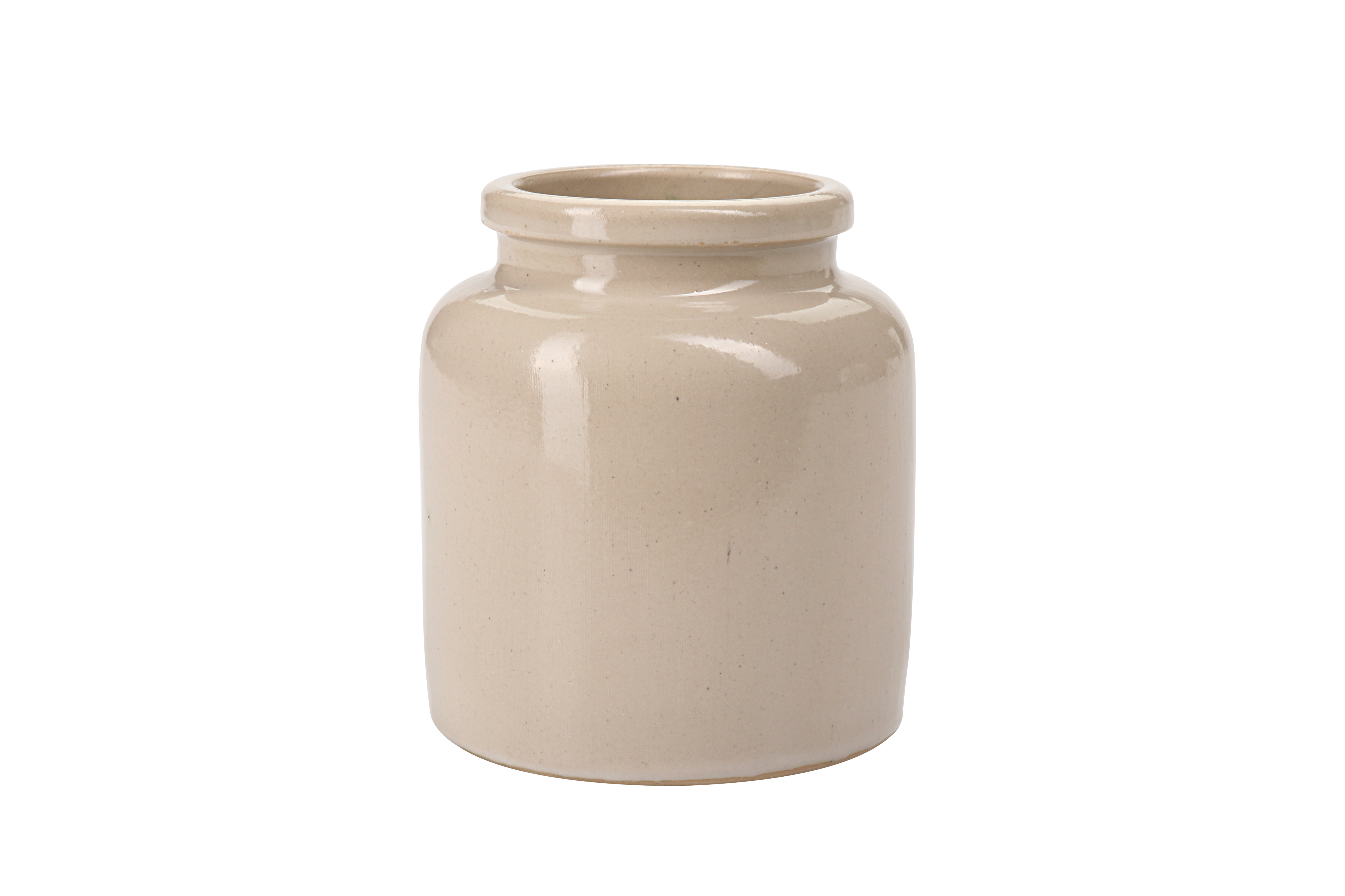 270 ml lonac od kamene keramike, keramika, bež, otvor: poklopac na navrtku