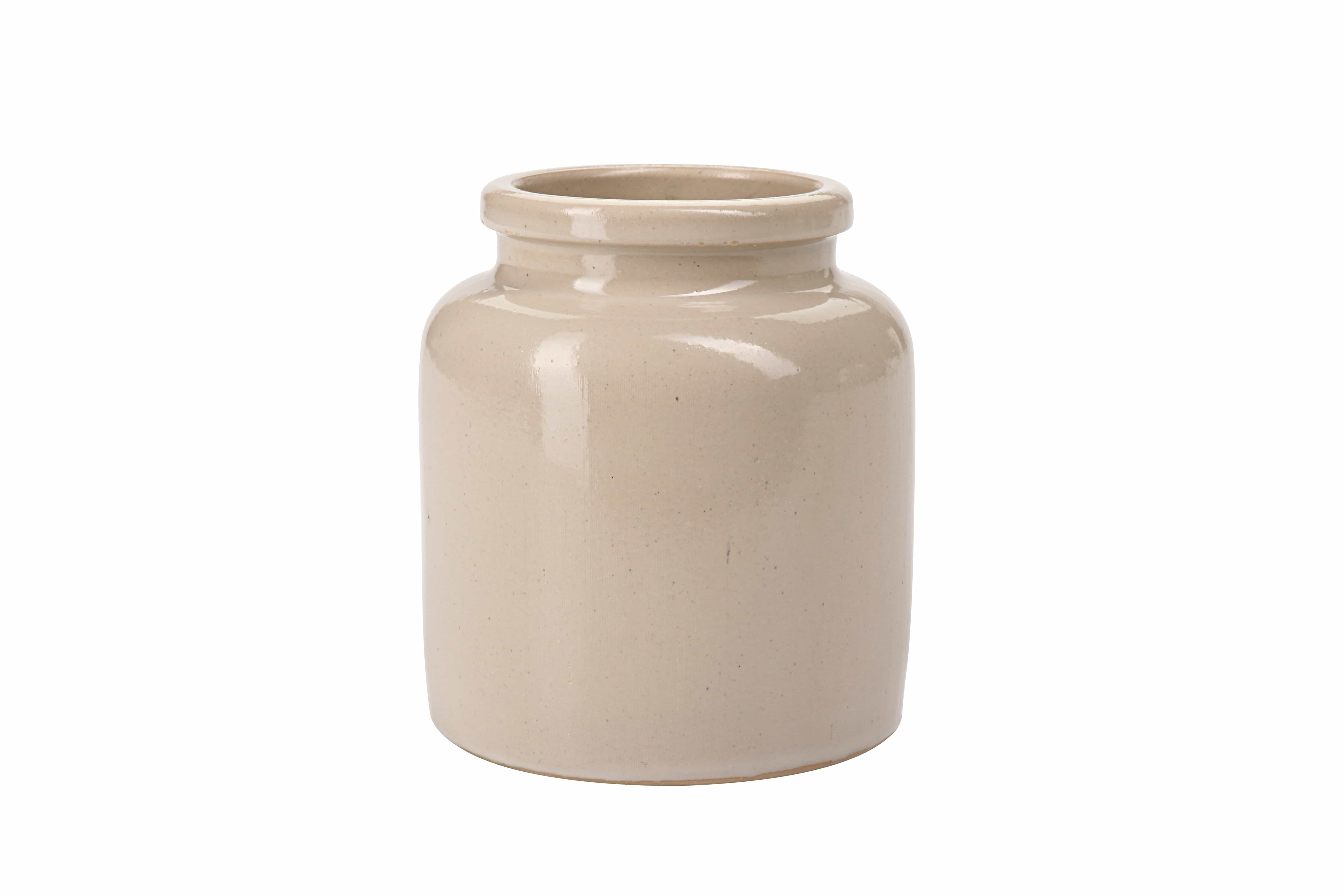 270 ml lonac od kamene keramike, keramika, bež, otvor: poklopac na navrtku