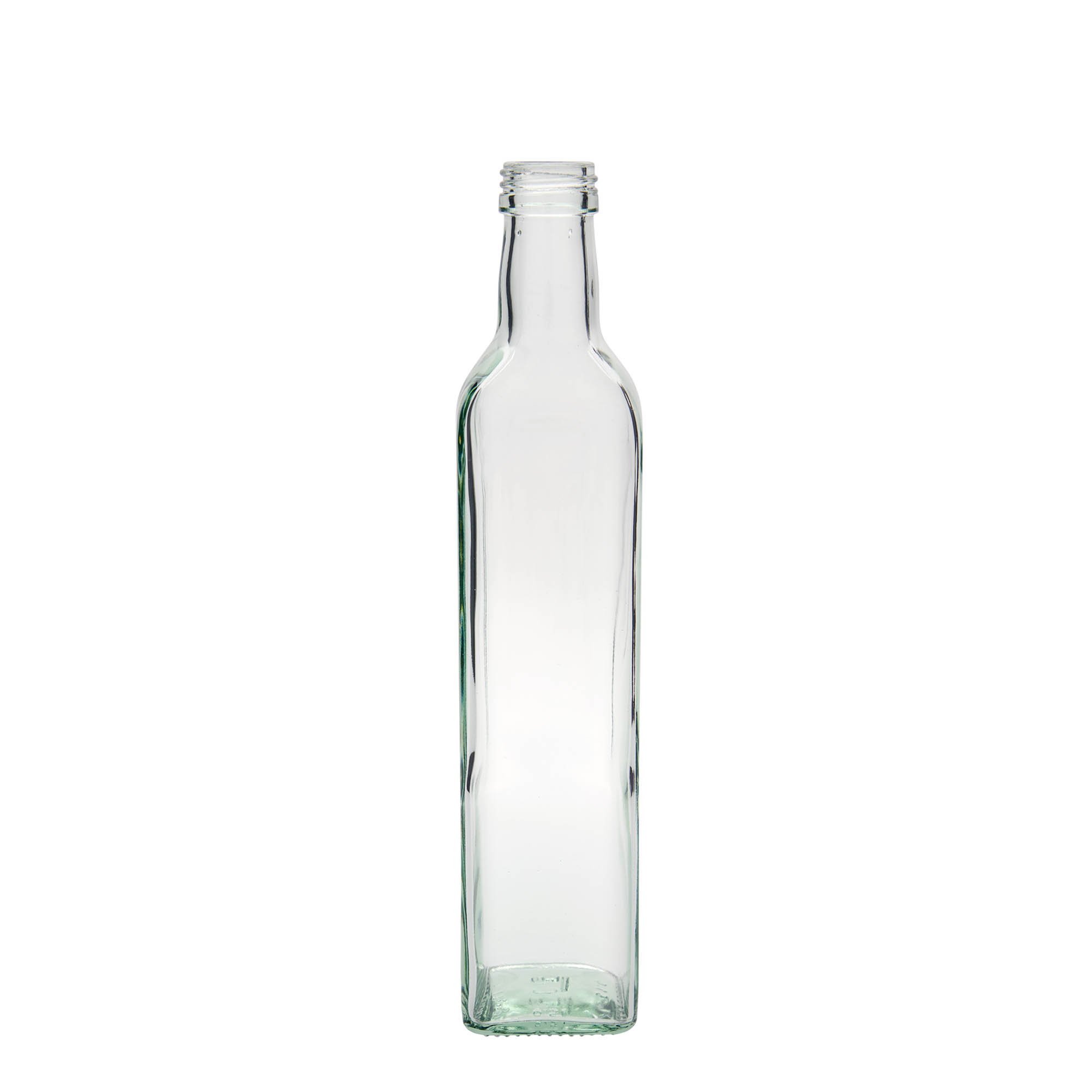 500 ml staklena boca „Marasca“, kvadratna, grlo: PP 31,5