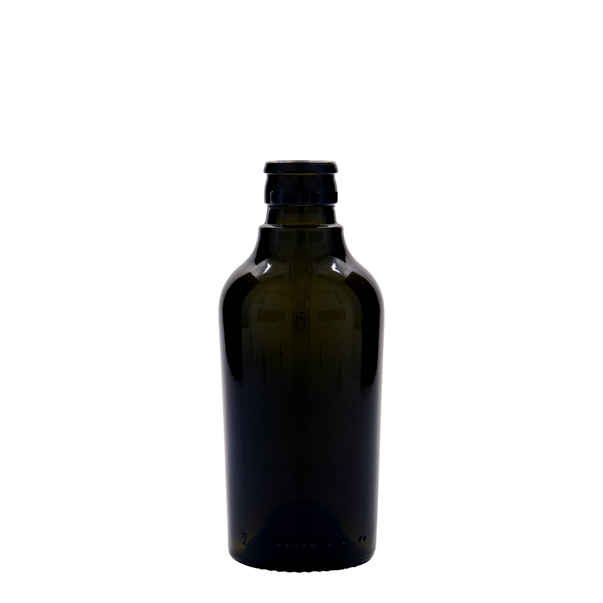 250 ml boca za sirće/ulje 'Oleum', staklo, antikno zeleno, grlo: DOP