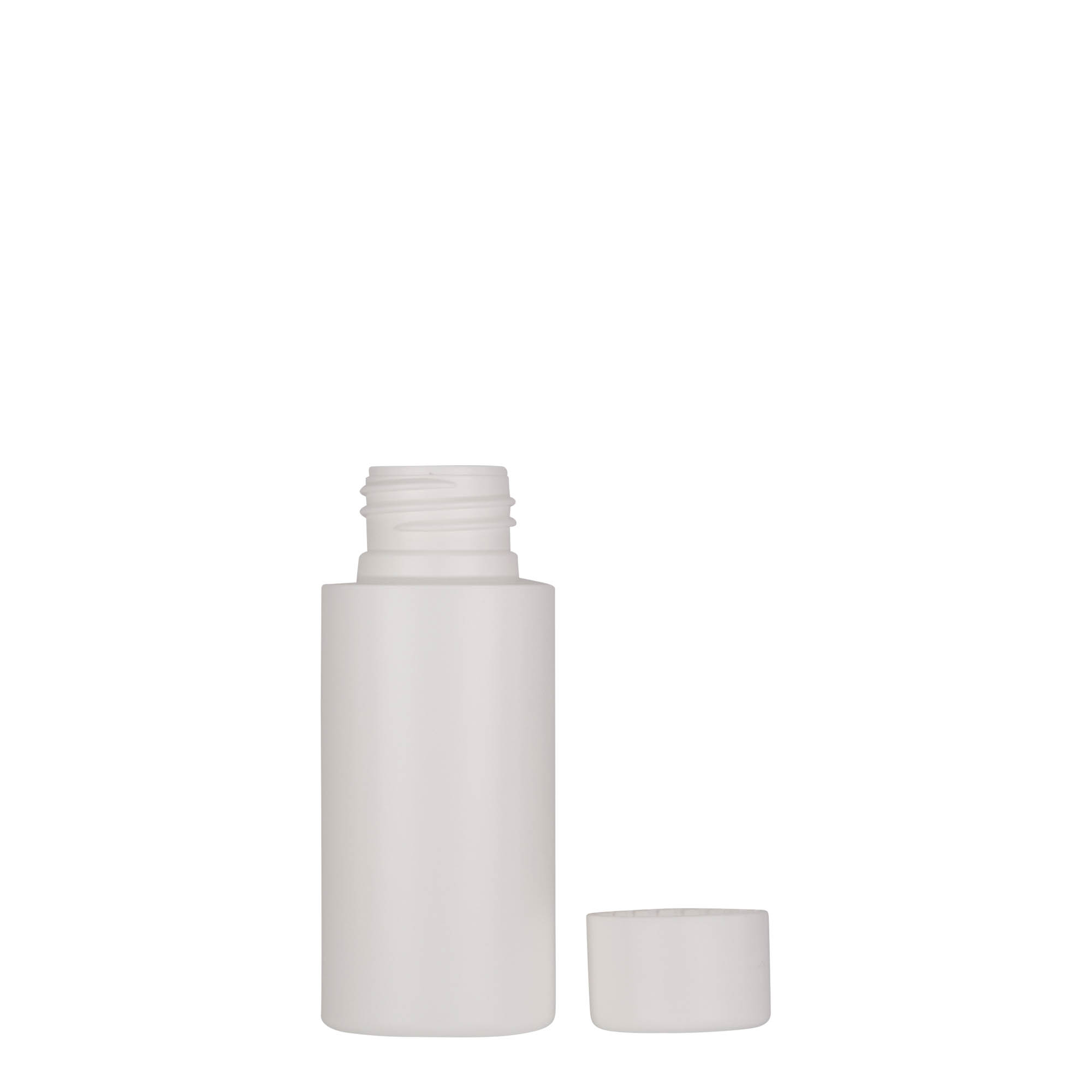 50 ml plastična bočica 'Pipe', zeleni HDPE, bijela, grlo: 24/410 50 ml plastična bočica 'Pipe', zeleni HDPE, bijela, grlo: 24/410