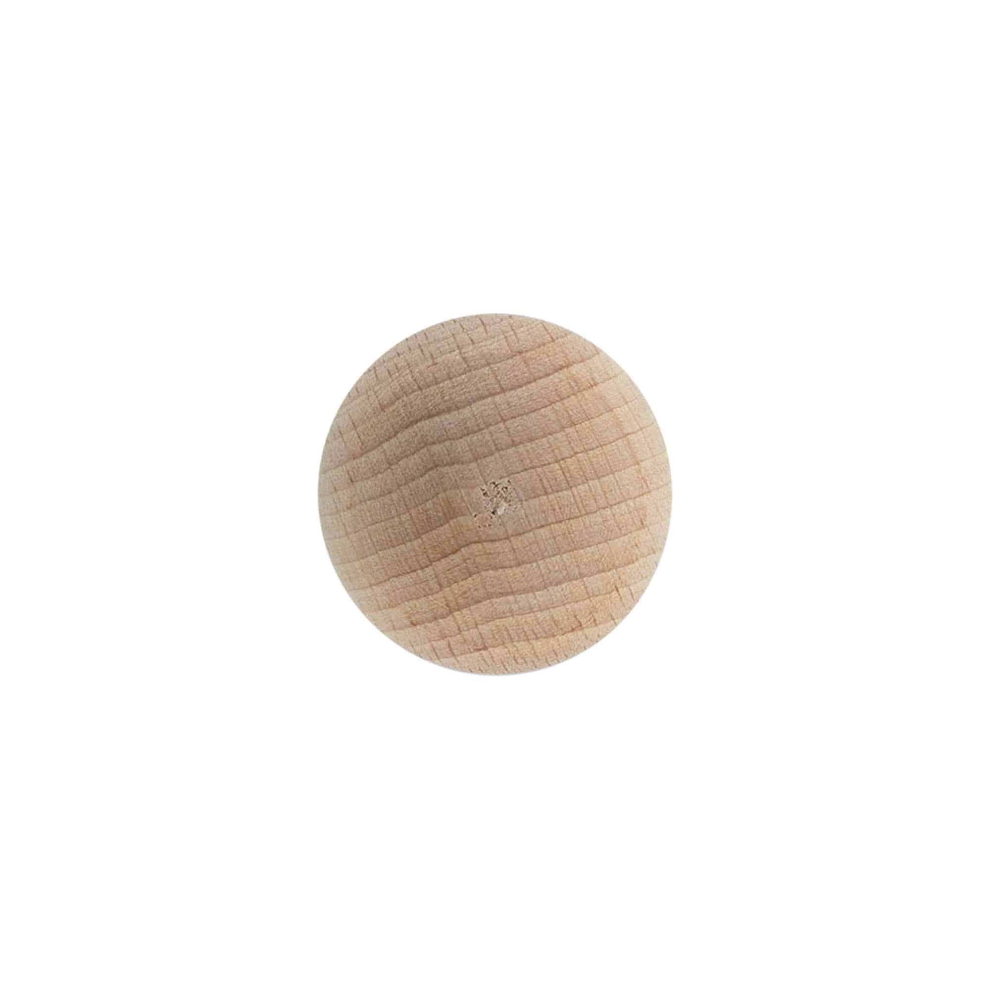 Pluto sa glavom 19 mm 'Kugla', drvo, za otvor: Pluto