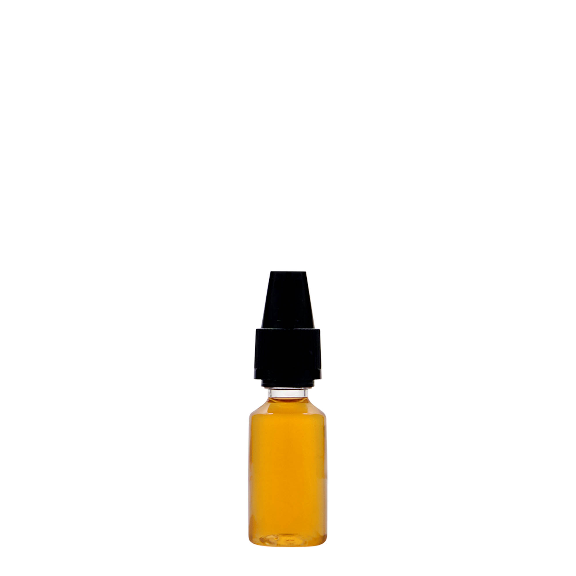 10 ml PET boca 'E-Liquid' sa sigurnosnim zatvaračem za kvalitet i djecu, plastika, otvor: navojni zatvarač