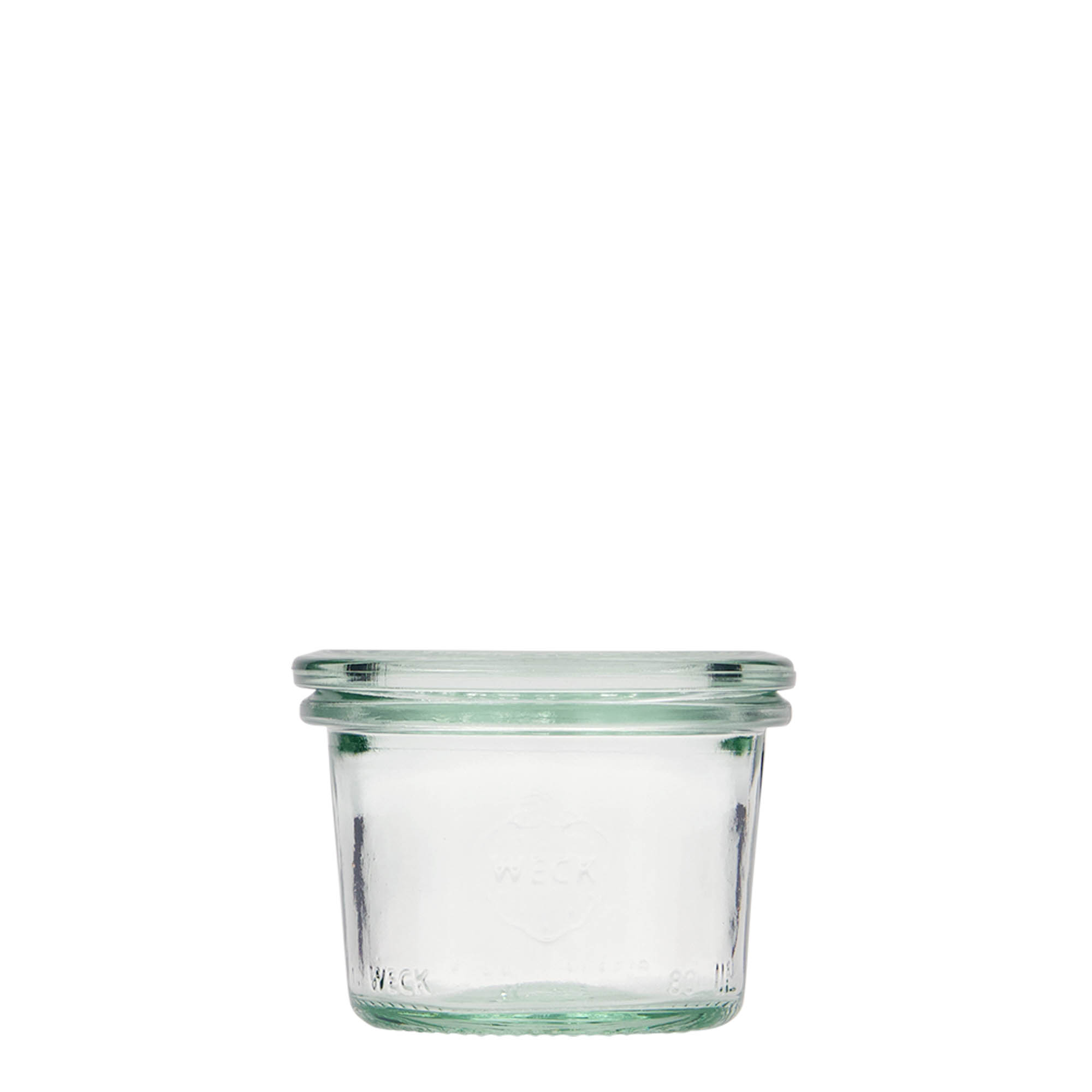 80 ml WECK staklenka za preokretanje, otvor: okrugli rub