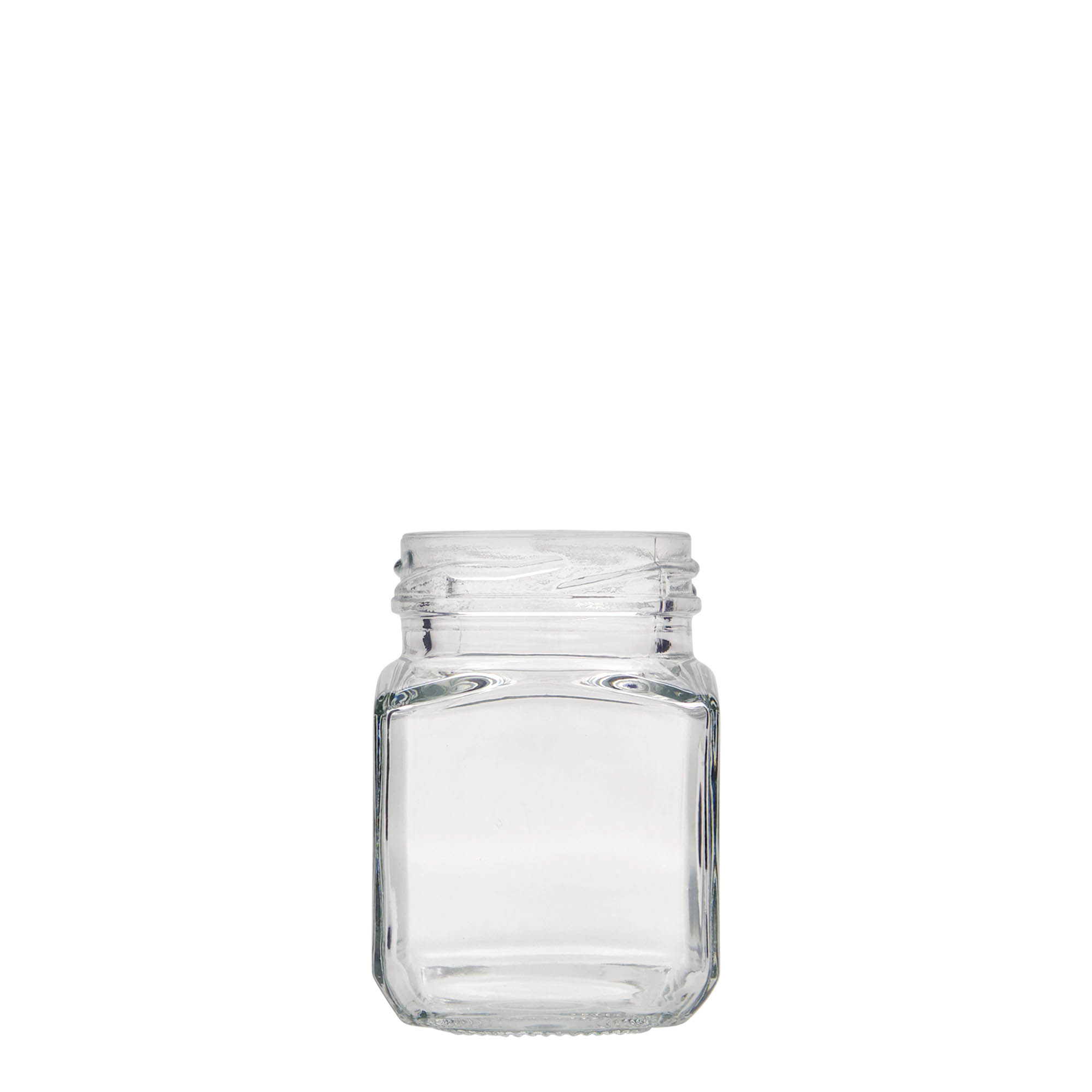 Četverougla staklenka 106 ml, otvor: Twist-Off (TO 48)