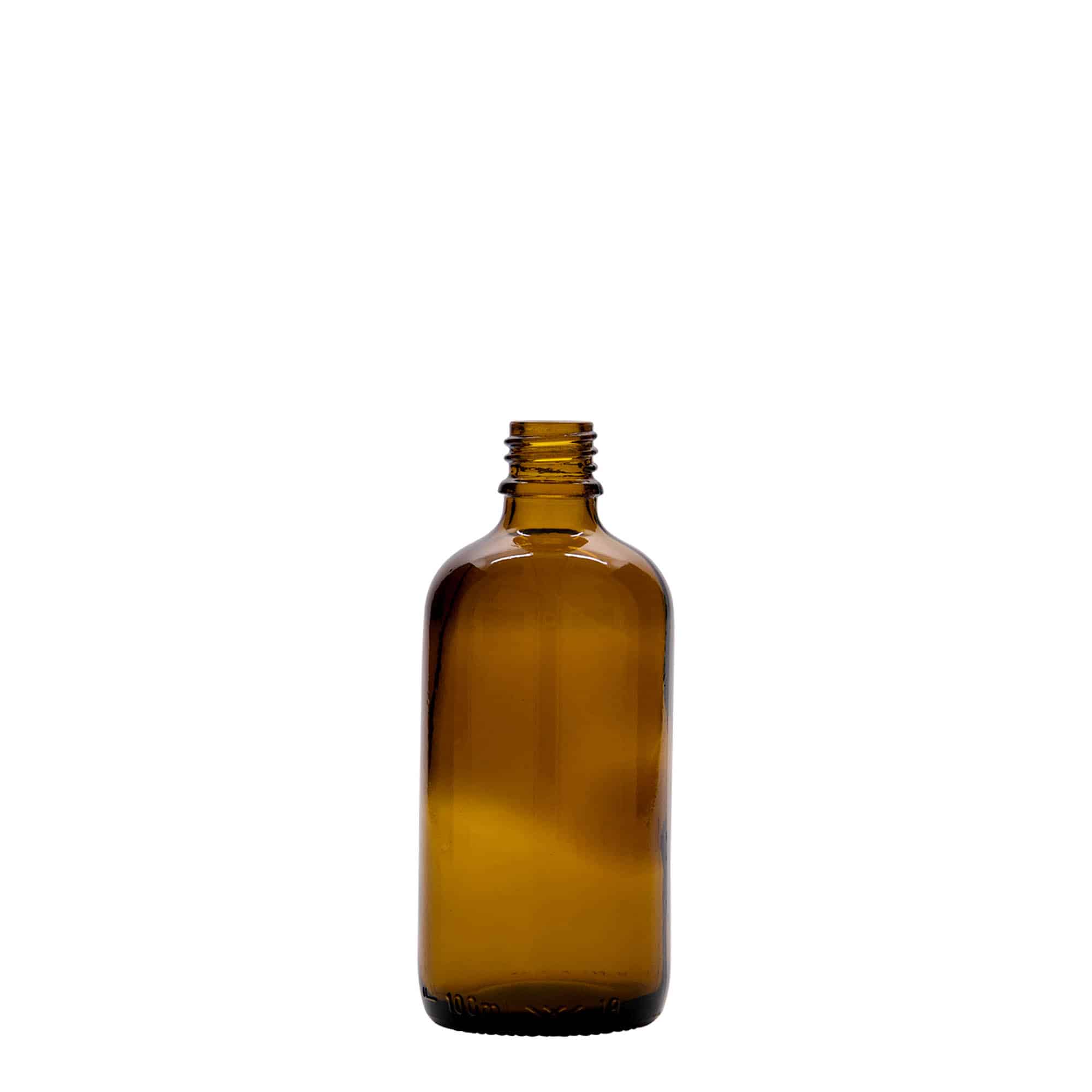Medicinska flaša 100 ml, staklo, smeđa, otvor: DIN 18 Medicinska flaša 100 ml, staklo, smeđa, otvor: DIN 18