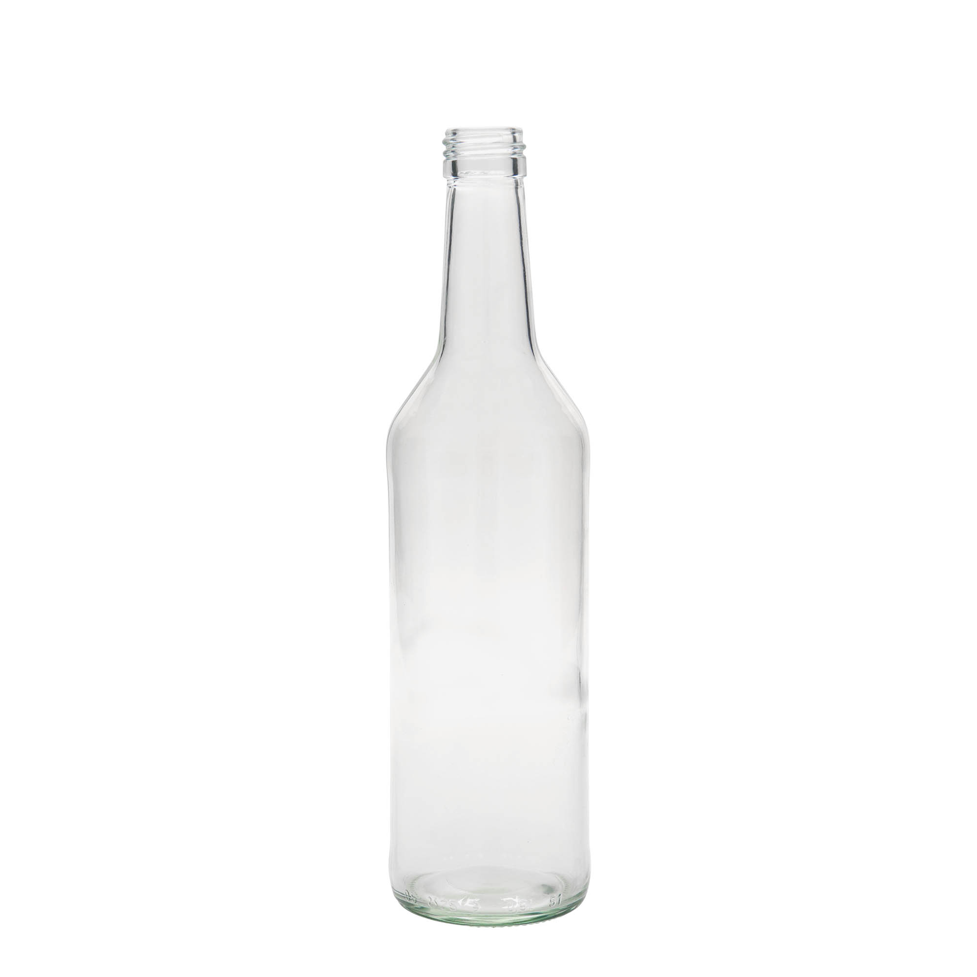 500 ml staklena boca sa ravnim vratom, otvor: PP 28