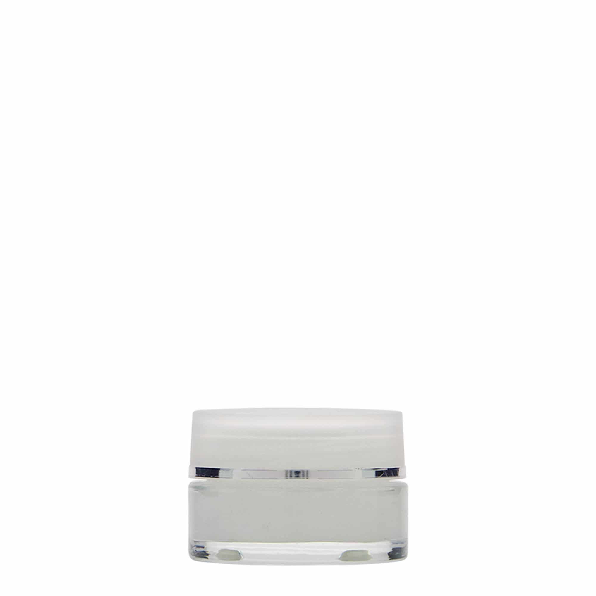 15 ml tegla 'Clear Edition', staklo, otvor: navojni poklopac