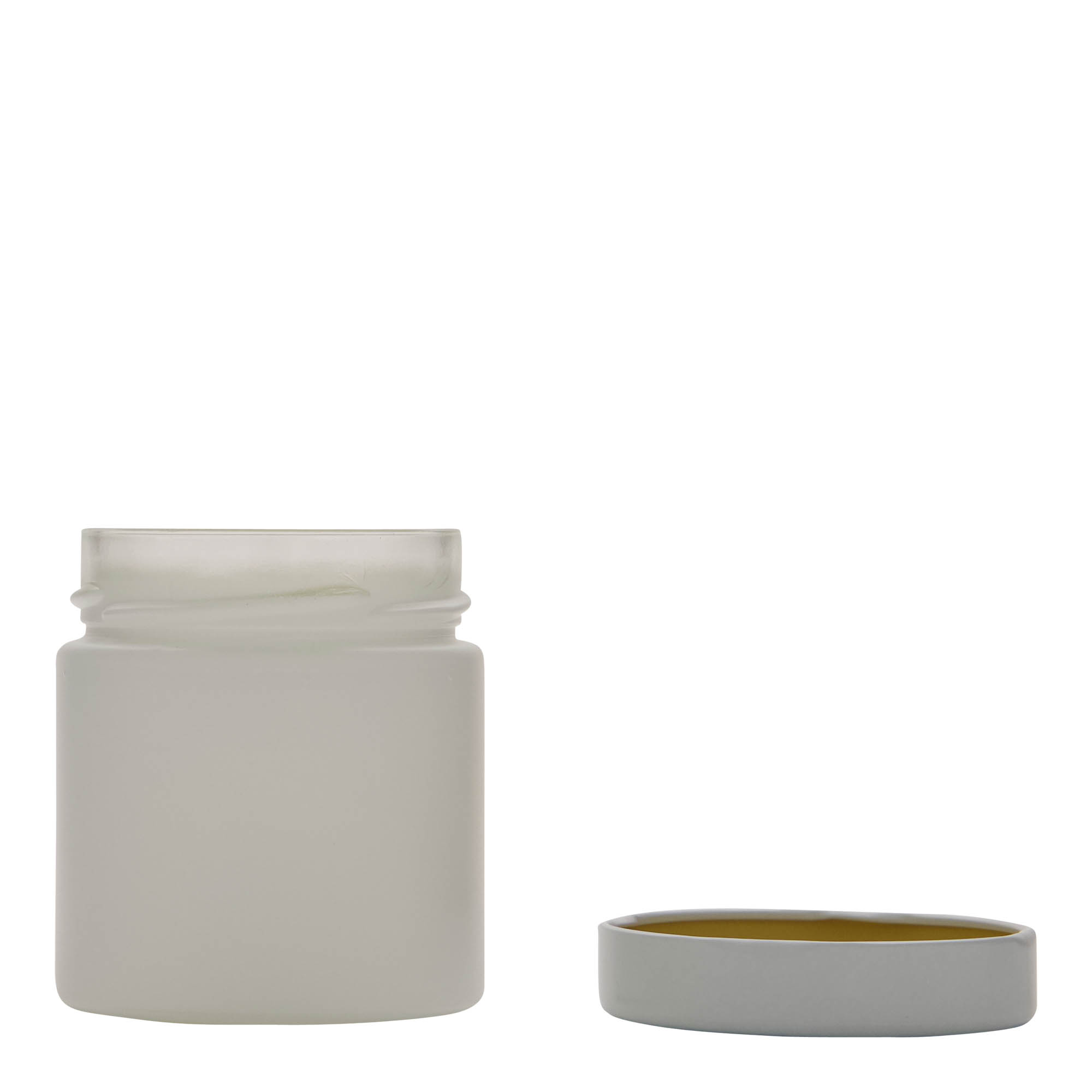 212 ml okrugla staklena boca 'Aurora', bijela, otvor: Deep-Twist-Off (DTO 66) 212 ml okrugla staklena boca 'Aurora', bijela, otvor: Deep-Twist-Off (DTO 66)