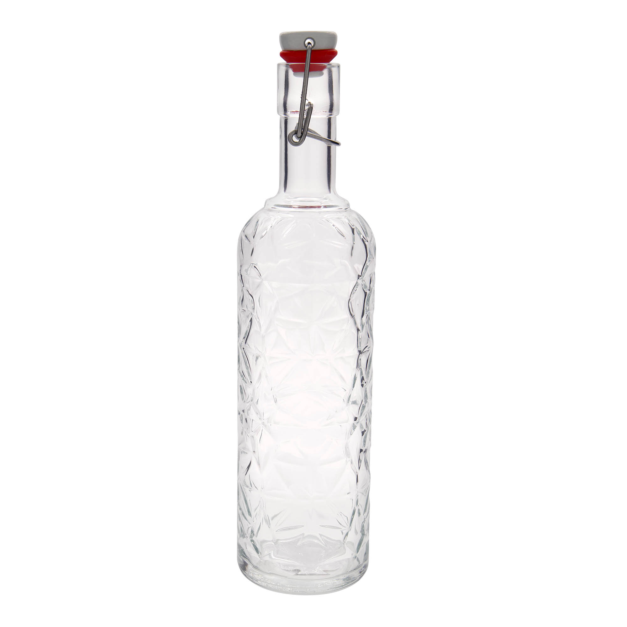 1.000 ml staklena boca 'Oriente', grlo: zatvarač sa kopčom 1.000 ml staklena boca 'Oriente', grlo: zatvarač sa kopčom