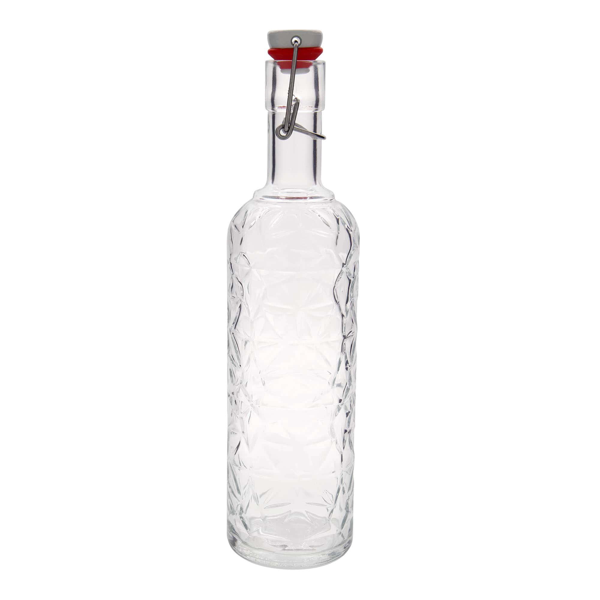 1.000 ml staklena boca „Oriente“, grlo: zatvarač sa kopčom