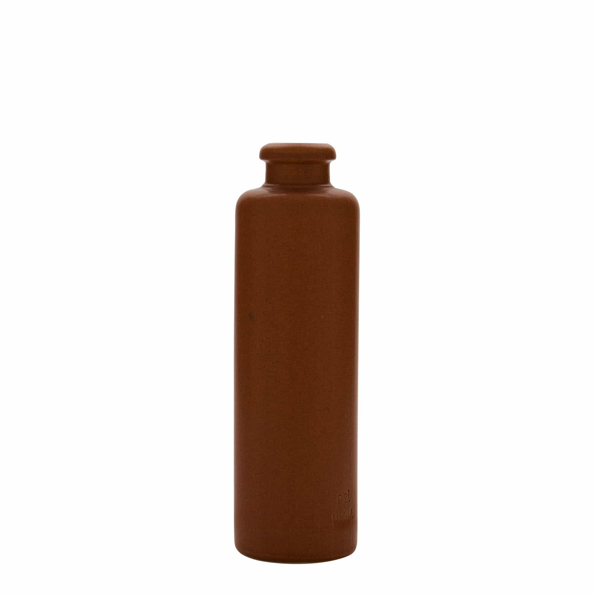 Glineni vrč 200 ml, keramika, crveno-smeđa, otvor: Pluto Glineni vrč 200 ml, keramika, crveno-smeđa, otvor: Pluto