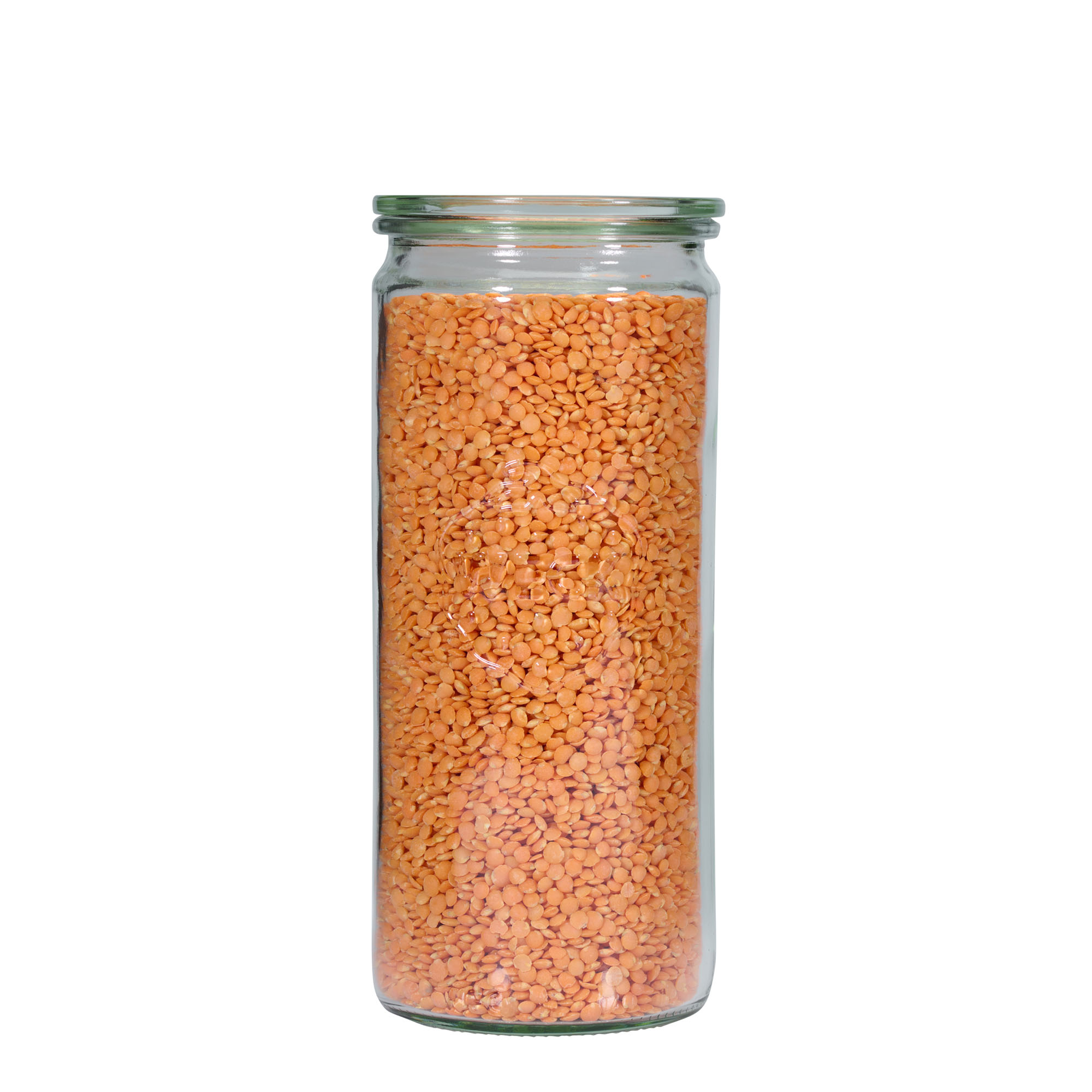 1.040 ml WECK cilindrična staklenka, otvor: okrugli rub